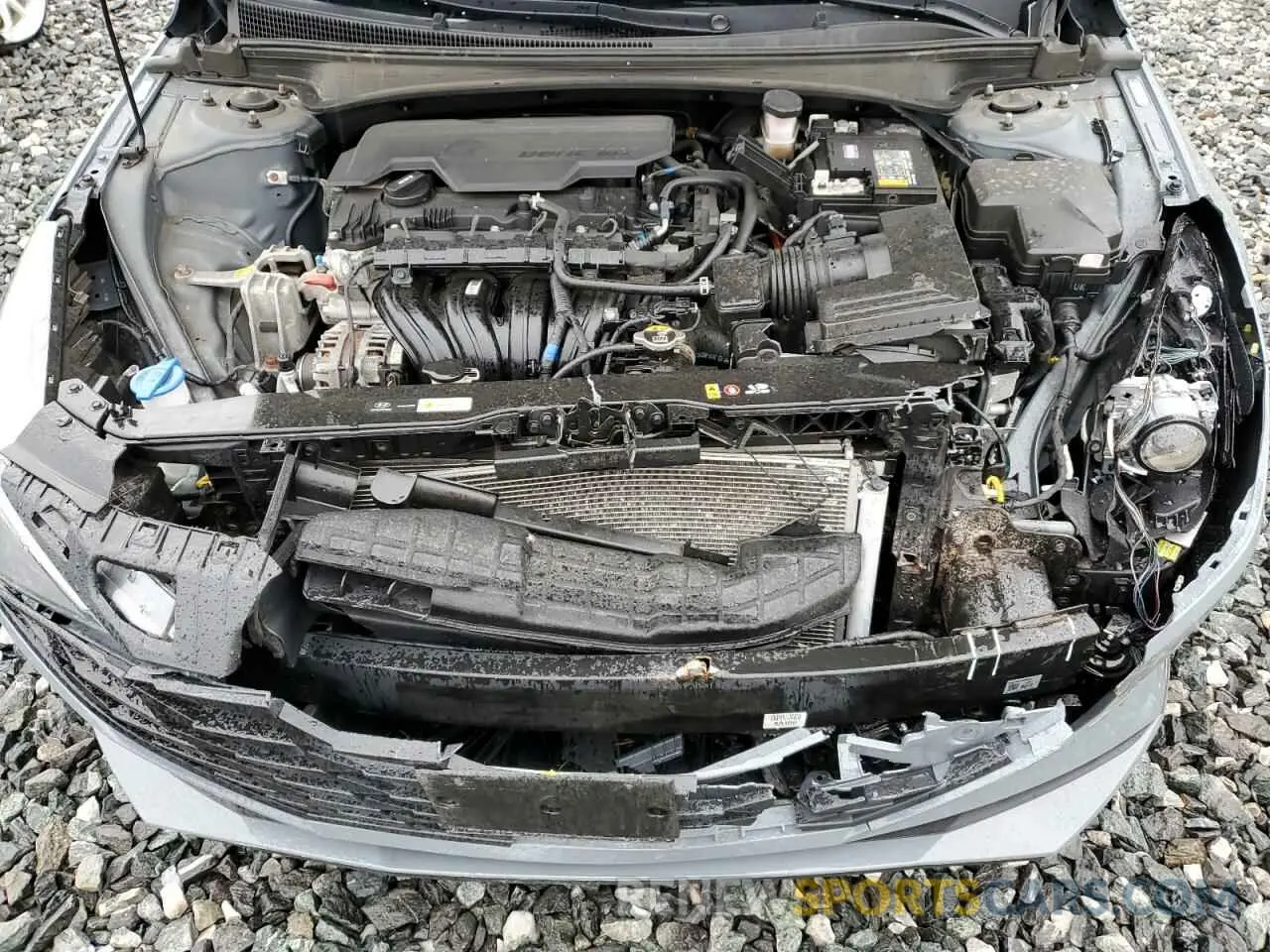 11 fotografías del automóvil dañado KMHLM4AGXMU123089 HYUNDAI ELANTRA 2021