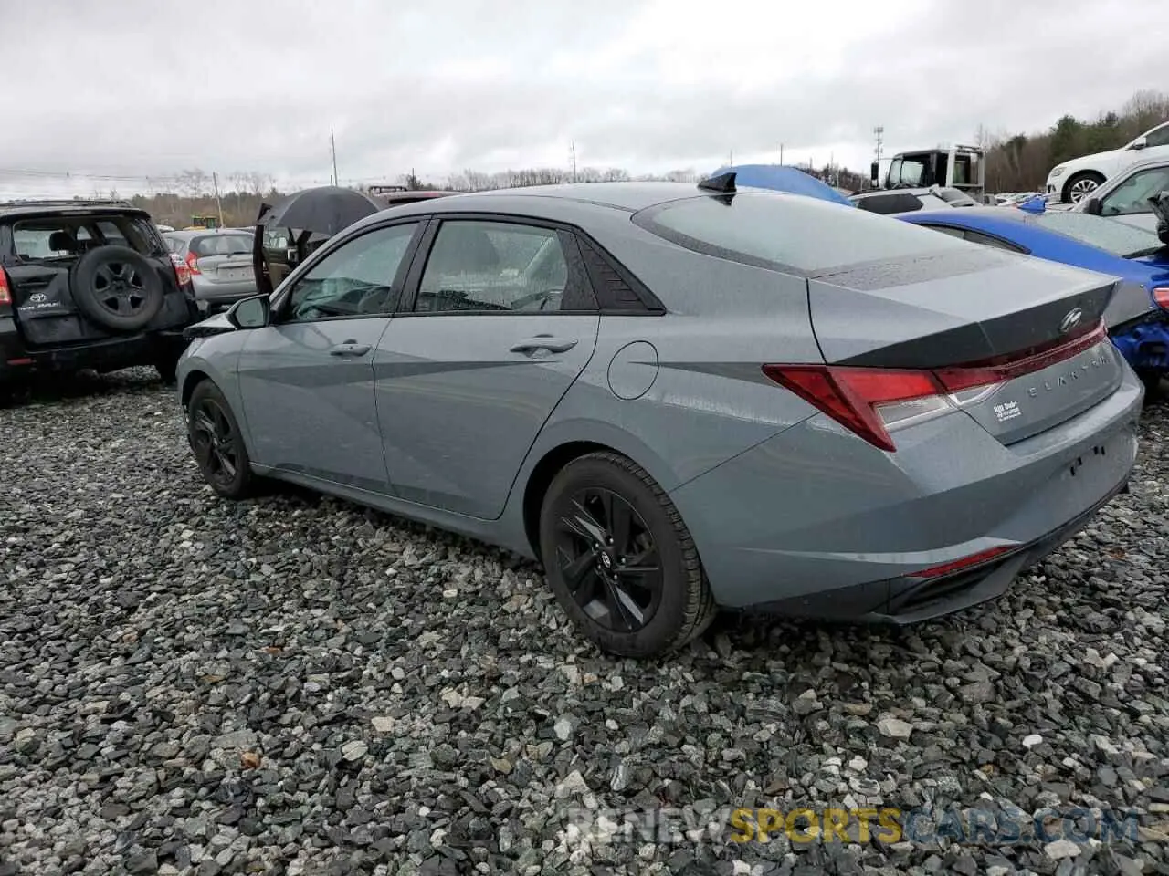 2 fotografías del automóvil dañado KMHLM4AGXMU123089 HYUNDAI ELANTRA 2021
