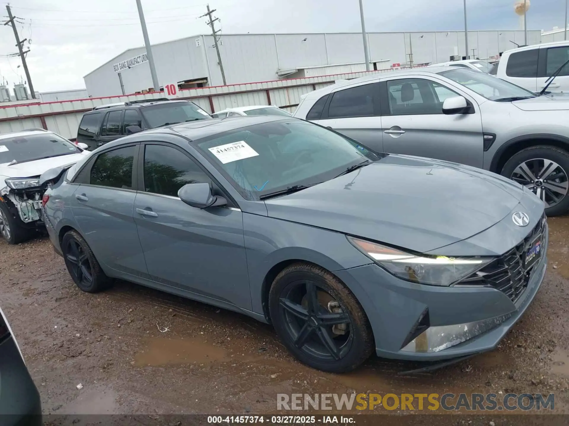 13 fotografías del automóvil dañado KMHLN4AG6MU090007 HYUNDAI ELANTRA 2021