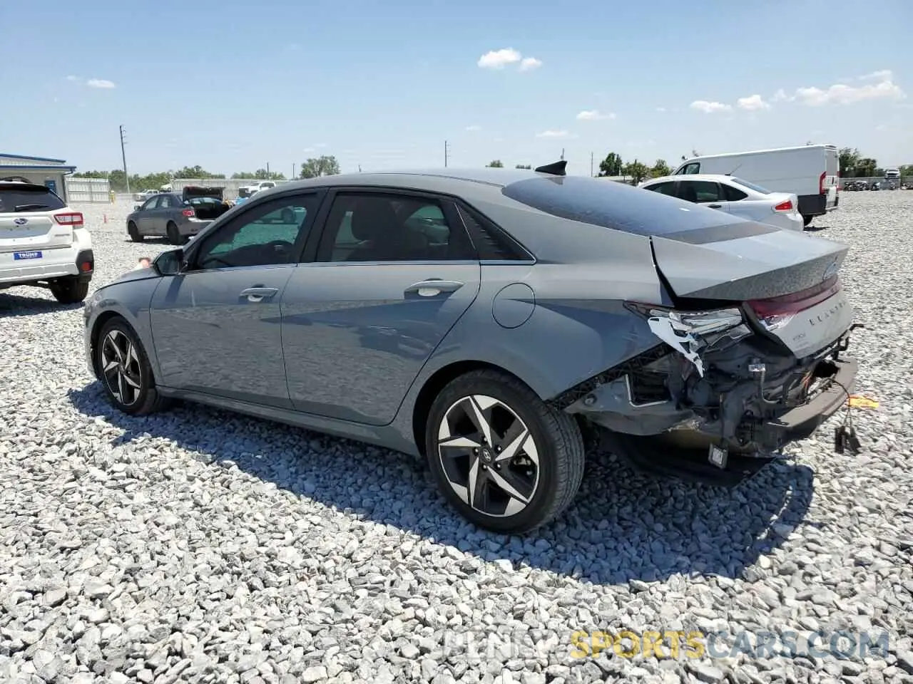 2 fotografías del automóvil dañado KMHLN4AG6MU119005 HYUNDAI ELANTRA 2021