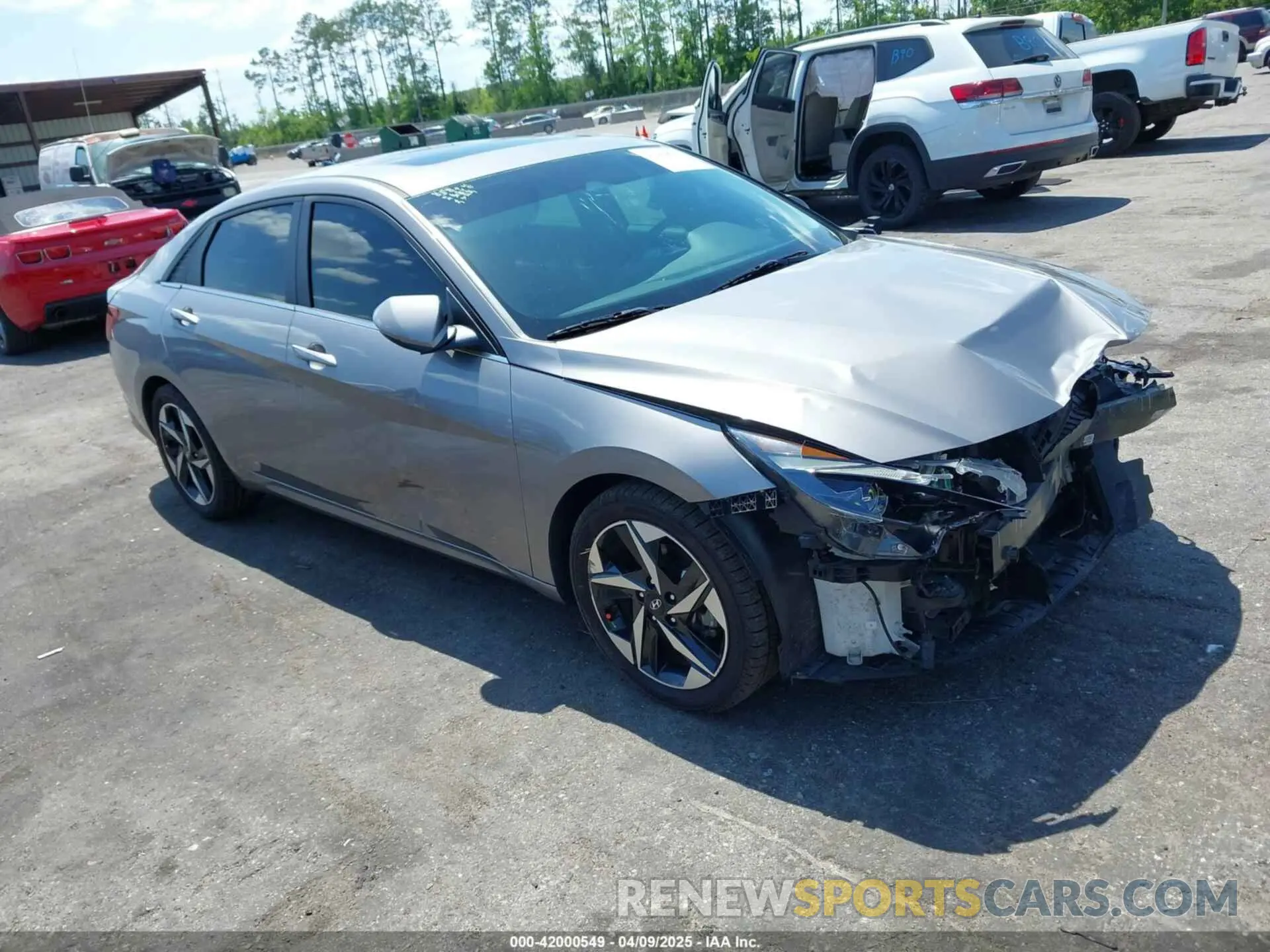 1 fotografías del automóvil dañado KMHLN4AG7MU075578 HYUNDAI ELANTRA 2021