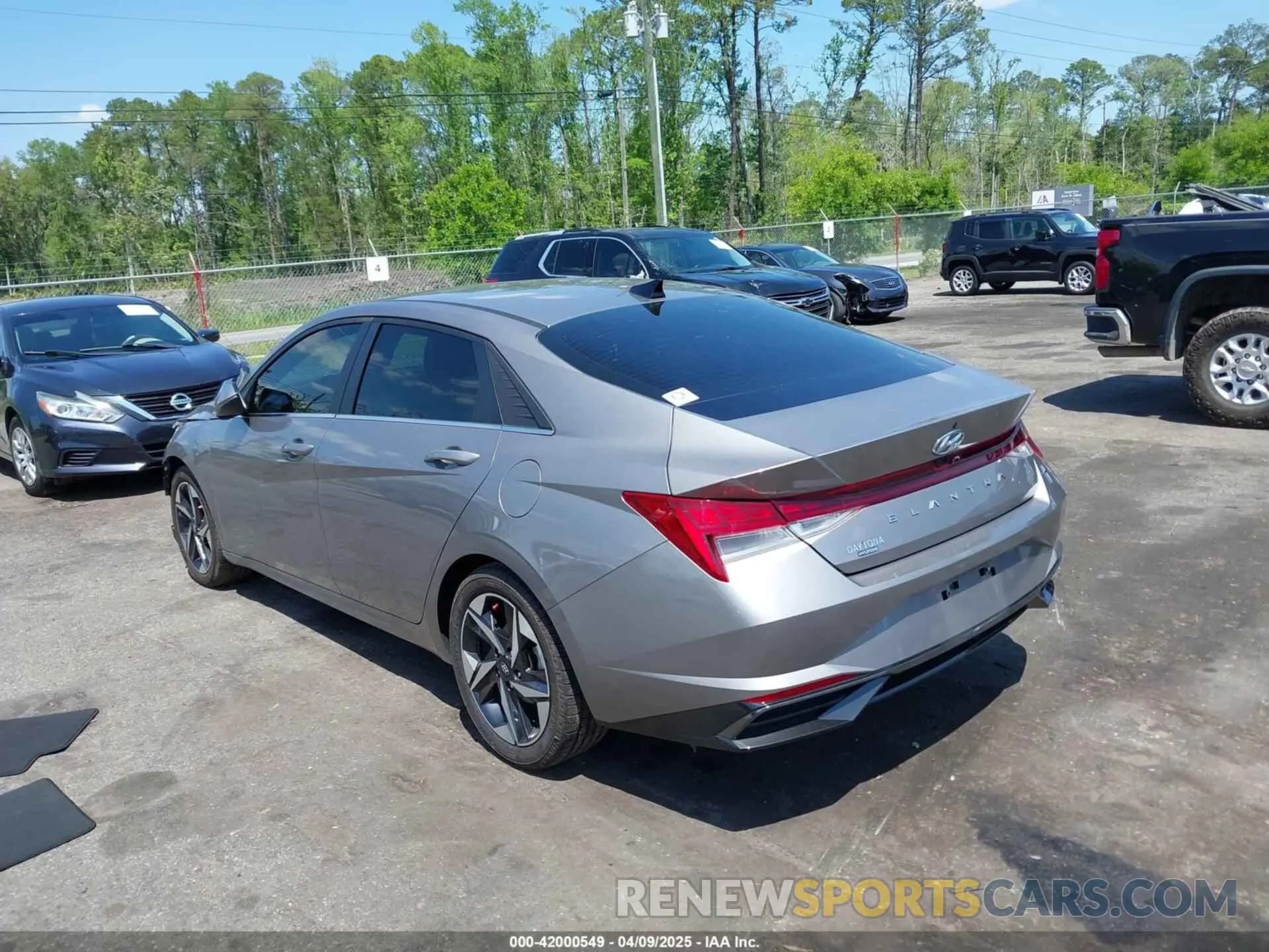 3 fotografías del automóvil dañado KMHLN4AG7MU075578 HYUNDAI ELANTRA 2021