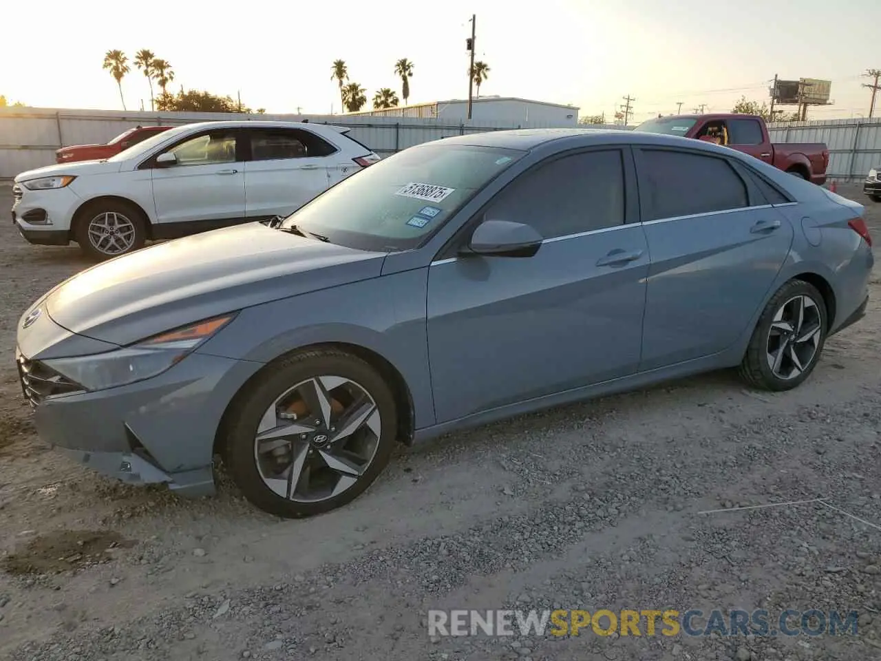 1 fotografías del automóvil dañado KMHLN4AG7MU091327 HYUNDAI ELANTRA 2021