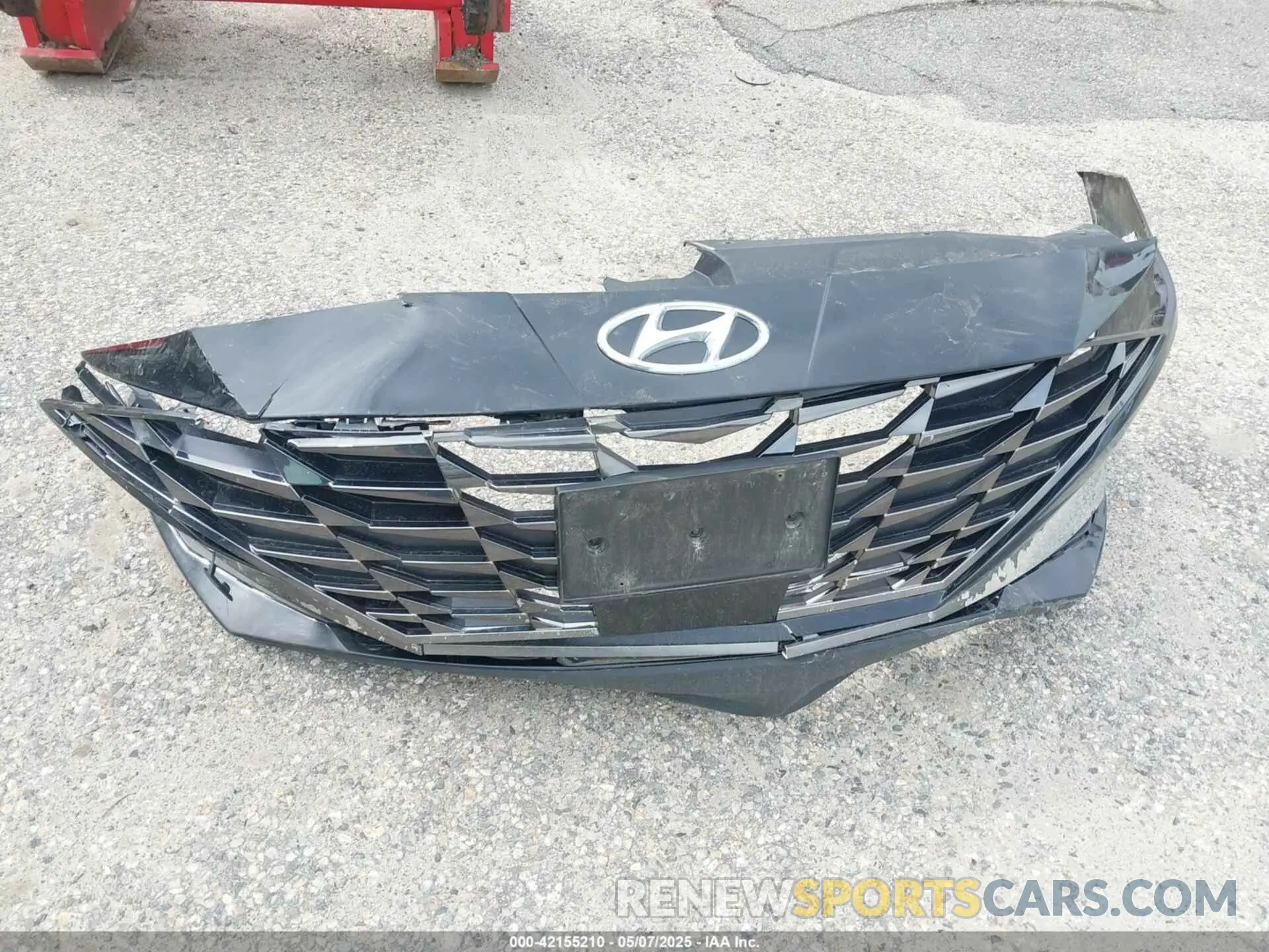 12 fotografías del automóvil dañado KMHLN4AG7MU101399 HYUNDAI ELANTRA 2021