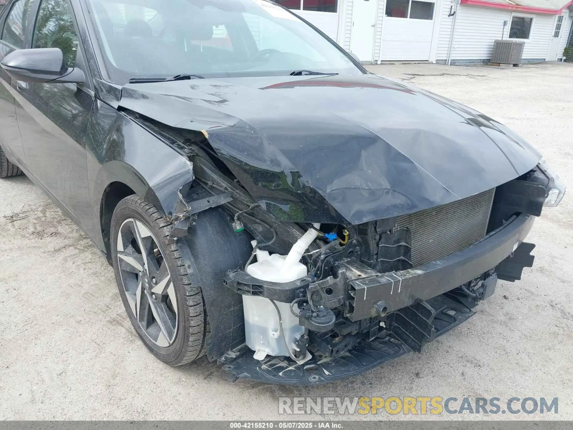 6 fotografías del automóvil dañado KMHLN4AG7MU101399 HYUNDAI ELANTRA 2021