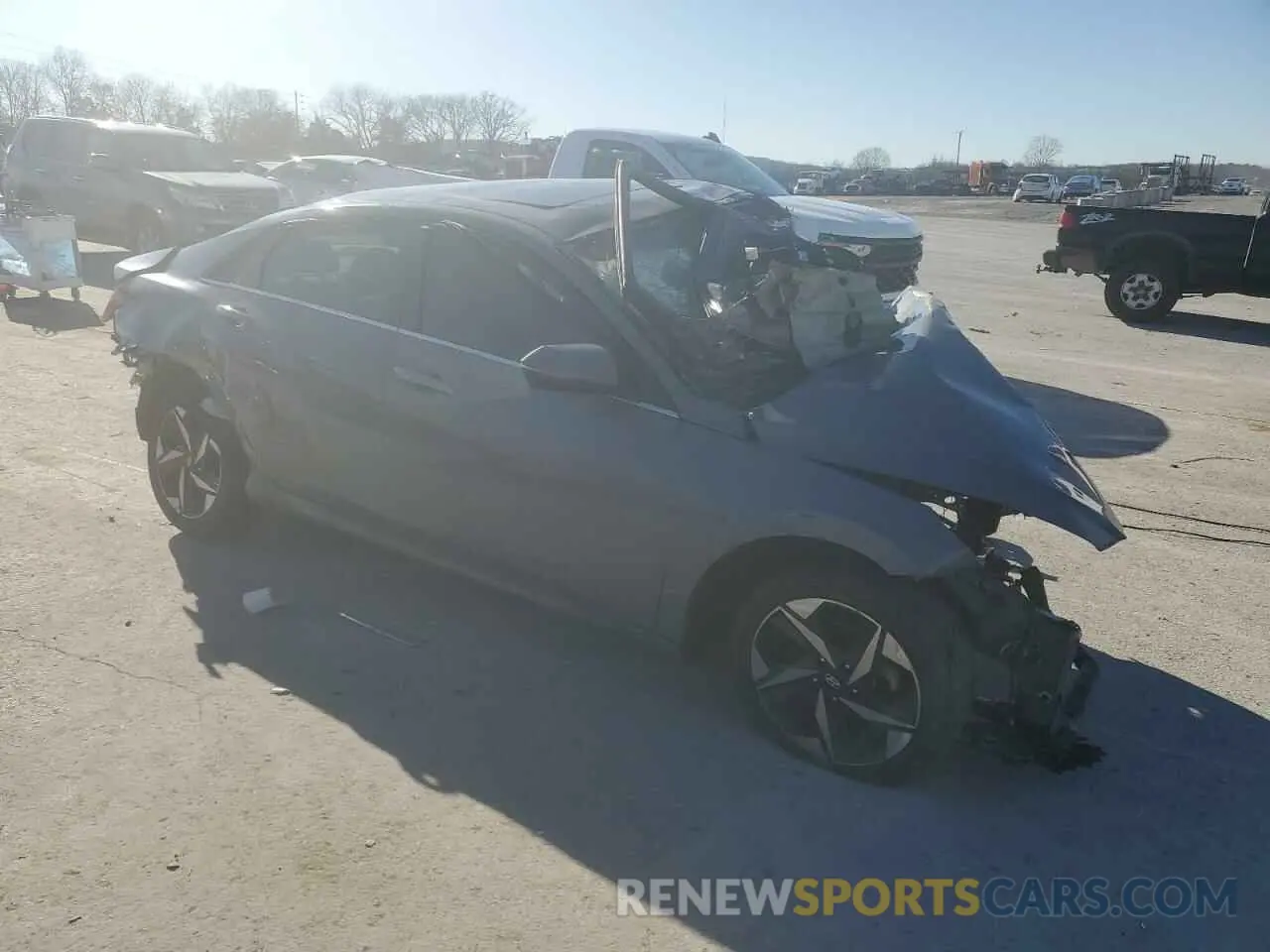 4 fotografías del automóvil dañado KMHLN4AG8MU138994 HYUNDAI ELANTRA 2021