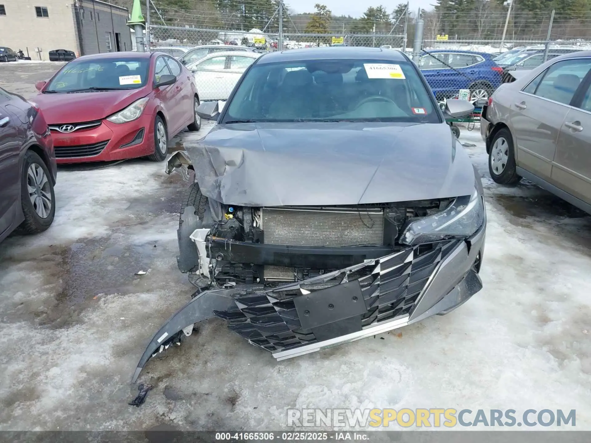 13 fotografías del automóvil dañado KMHLN4AG8MU158212 HYUNDAI ELANTRA 2021