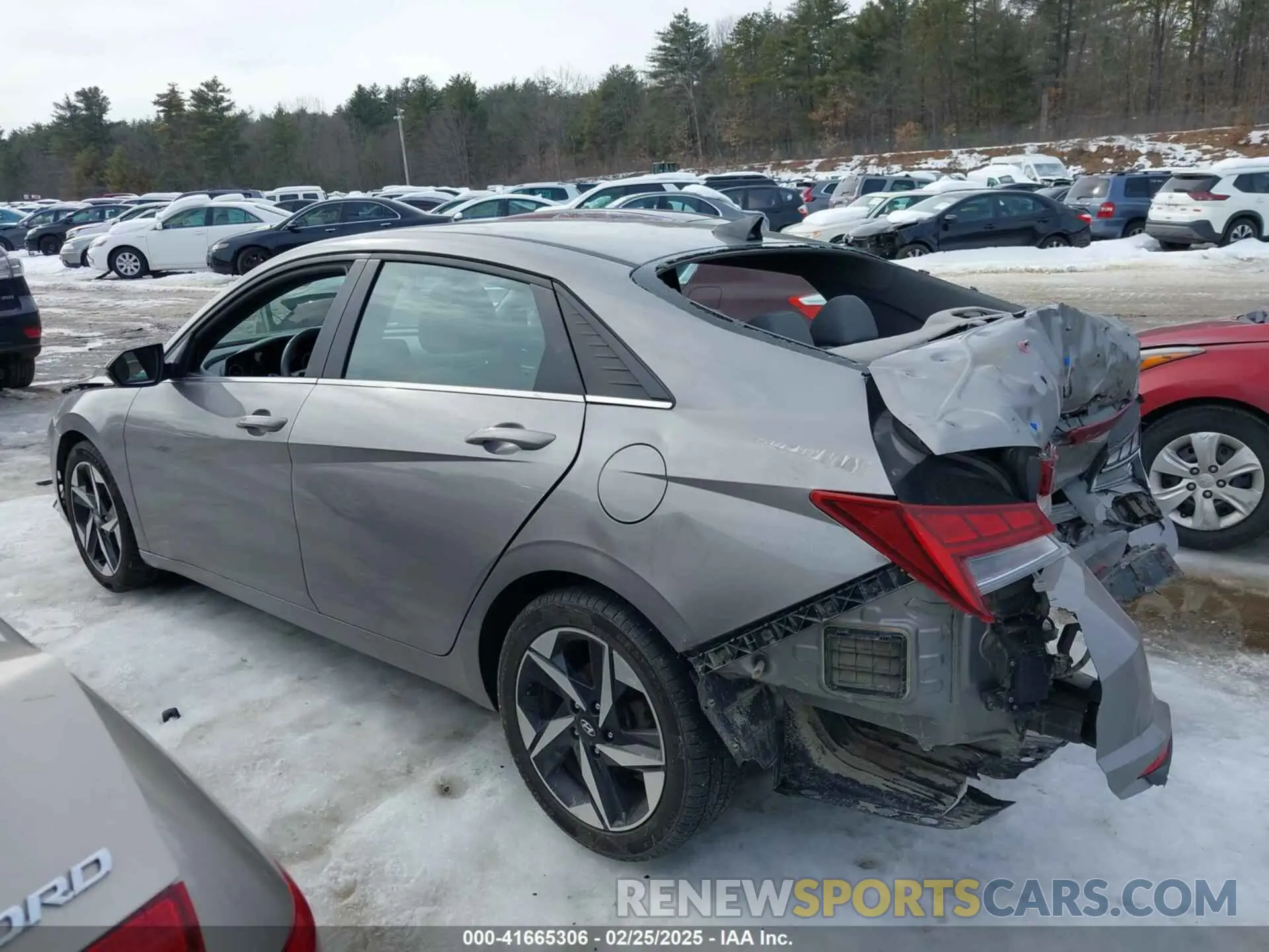 15 fotografías del automóvil dañado KMHLN4AG8MU158212 HYUNDAI ELANTRA 2021