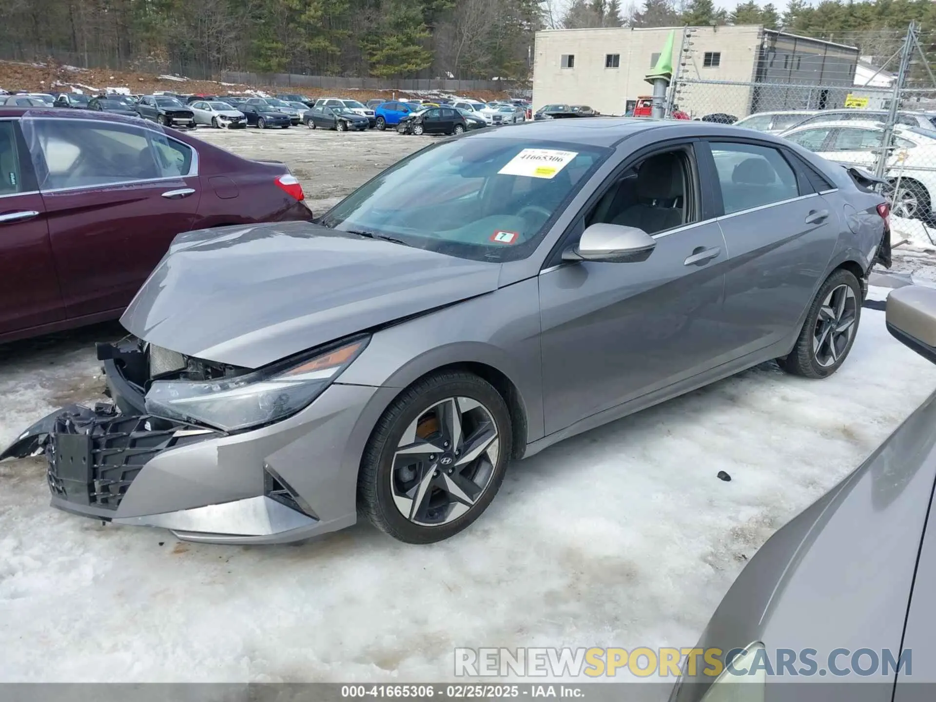 2 fotografías del automóvil dañado KMHLN4AG8MU158212 HYUNDAI ELANTRA 2021
