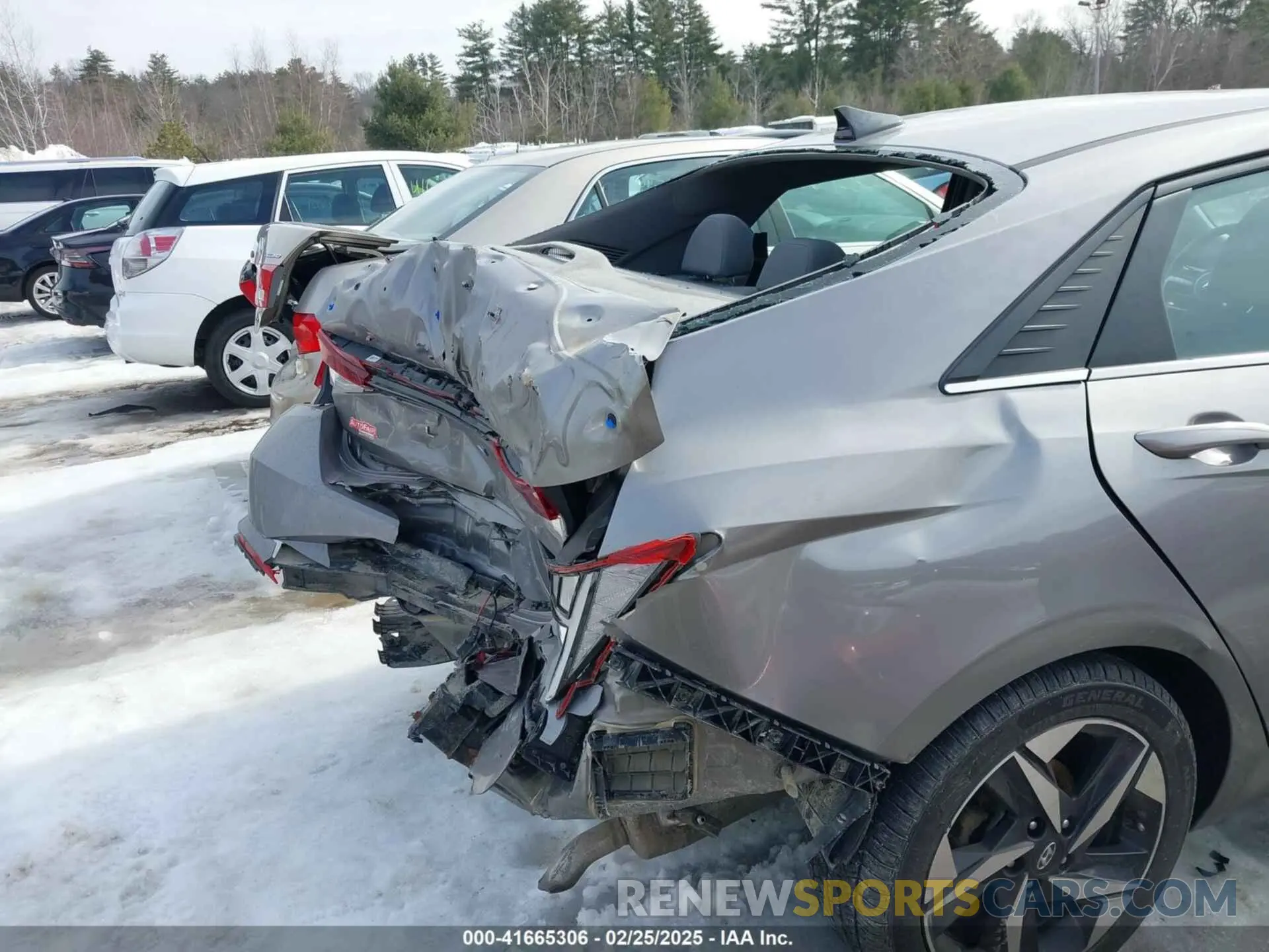6 fotografías del automóvil dañado KMHLN4AG8MU158212 HYUNDAI ELANTRA 2021