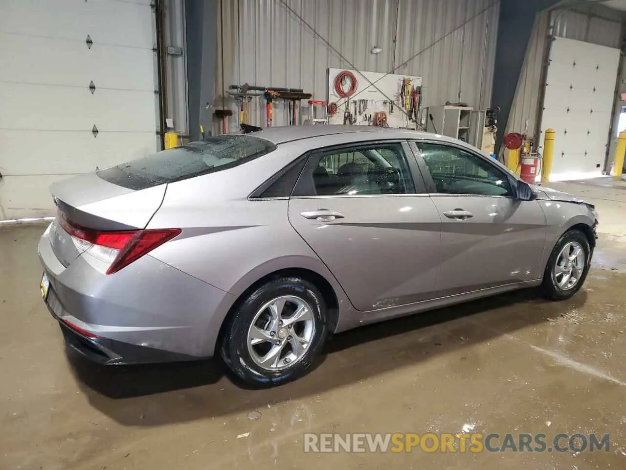 3 fotografías del automóvil dañado KMHLN4AG9MU075002 HYUNDAI ELANTRA 2021