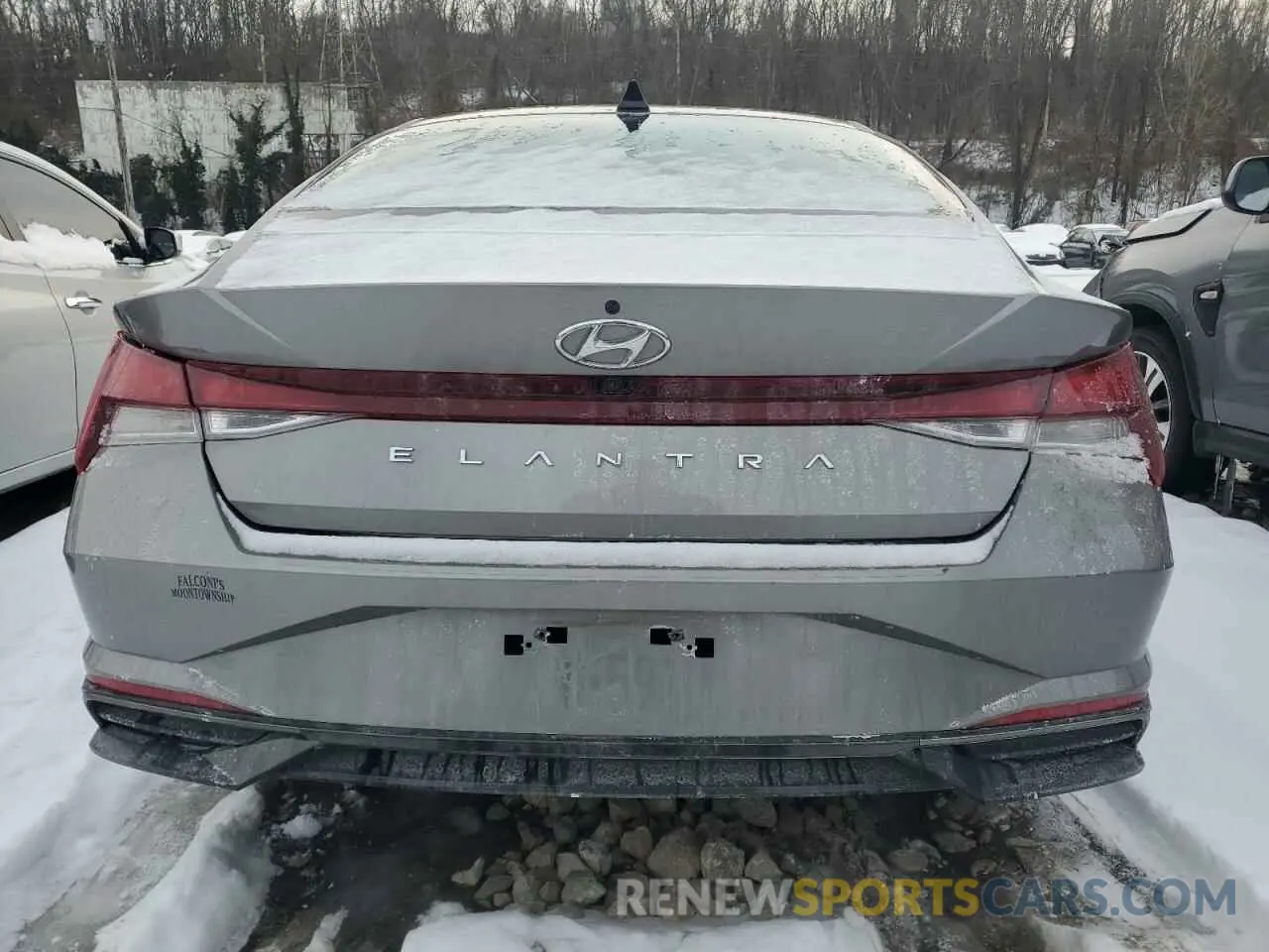 6 fotografías del automóvil dañado KMHLN4AG9MU075002 HYUNDAI ELANTRA 2021