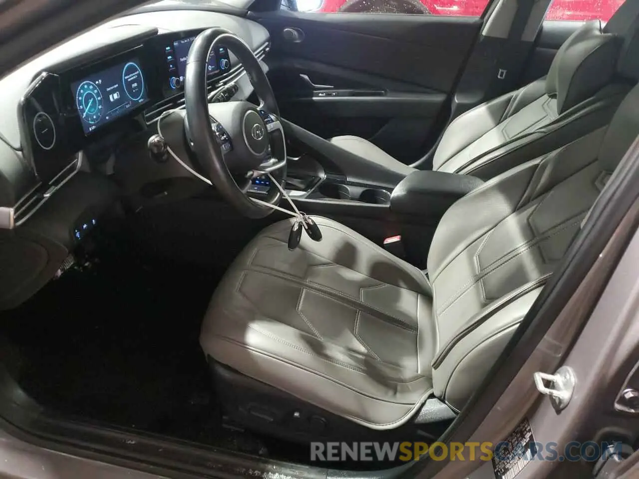 7 fotografías del automóvil dañado KMHLN4AG9MU075002 HYUNDAI ELANTRA 2021