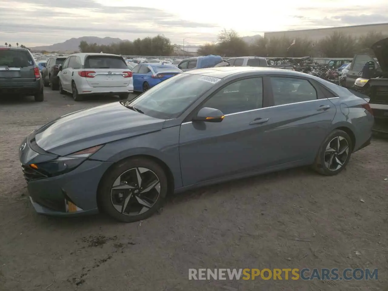 1 fotografías del automóvil dañado KMHLN4AGXMU198128 HYUNDAI ELANTRA 2021