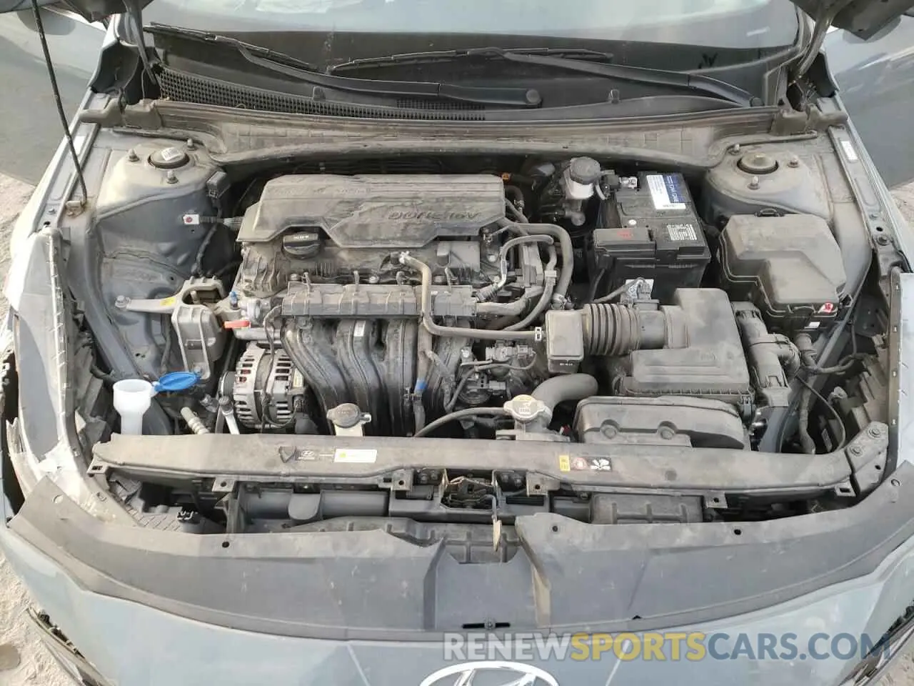 11 fotografías del automóvil dañado KMHLN4AGXMU198128 HYUNDAI ELANTRA 2021