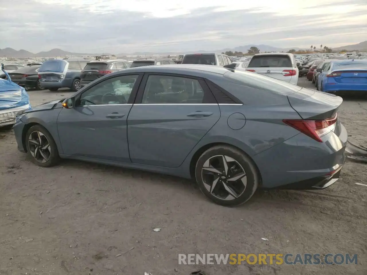 2 fotografías del automóvil dañado KMHLN4AGXMU198128 HYUNDAI ELANTRA 2021