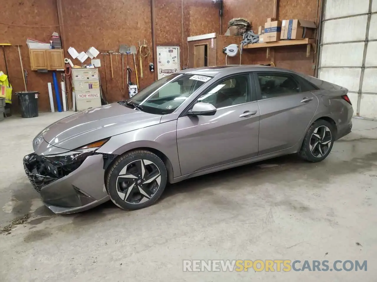 1 fotografías del automóvil dañado KMHLN4AJ5MU011776 HYUNDAI ELANTRA 2021