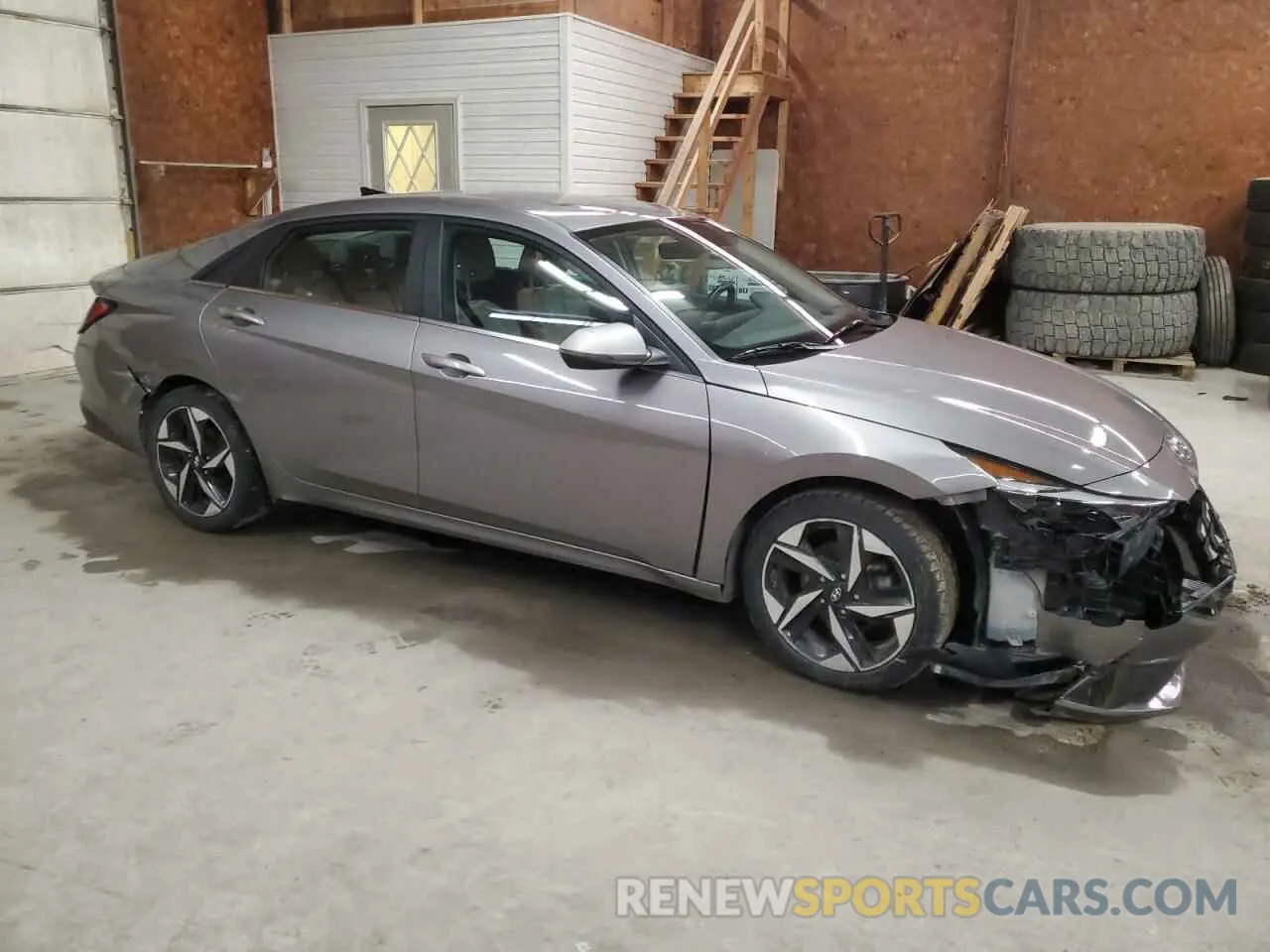 4 fotografías del automóvil dañado KMHLN4AJ5MU011776 HYUNDAI ELANTRA 2021