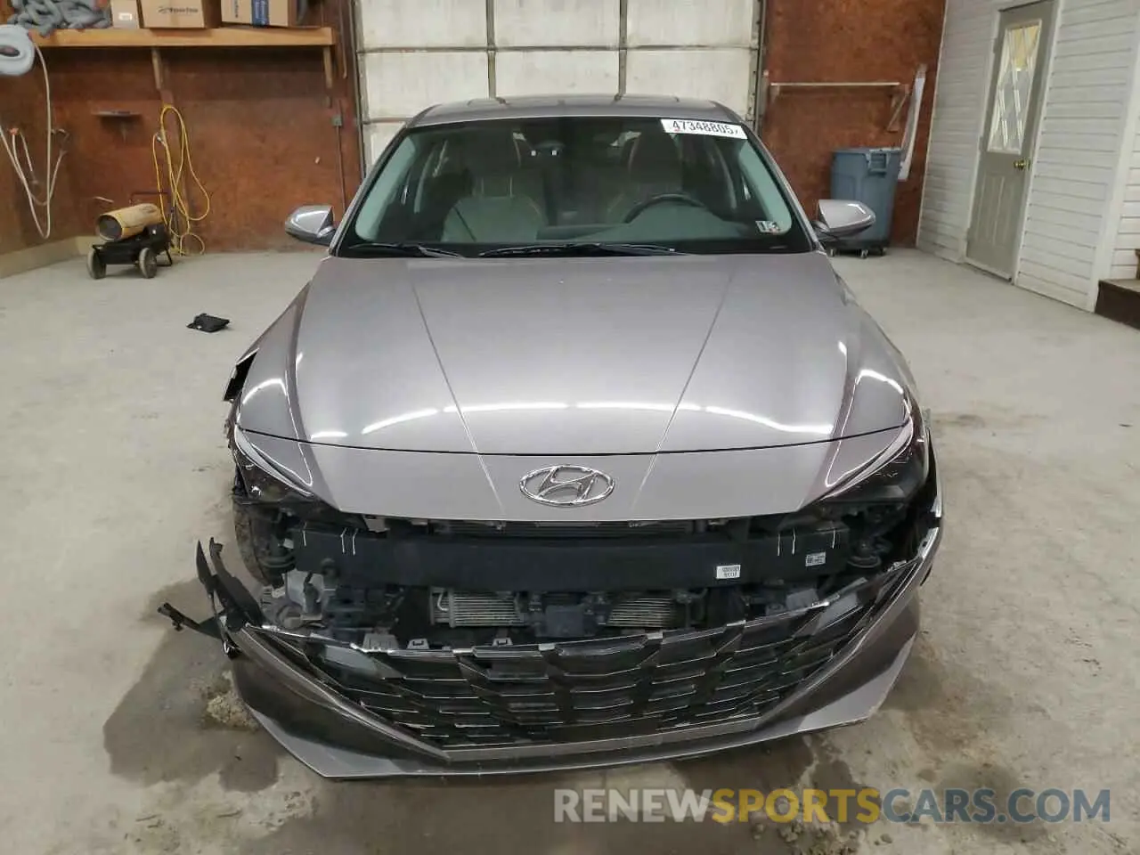 5 fotografías del automóvil dañado KMHLN4AJ5MU011776 HYUNDAI ELANTRA 2021