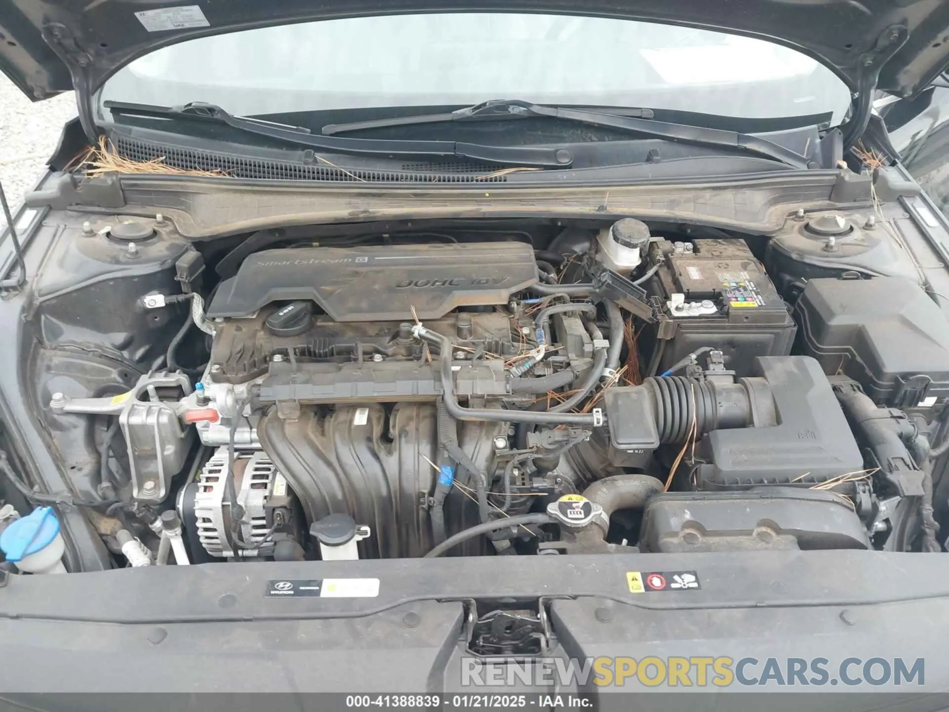 10 fotografías del automóvil dañado KMHLP4AG0MU112447 HYUNDAI ELANTRA 2021