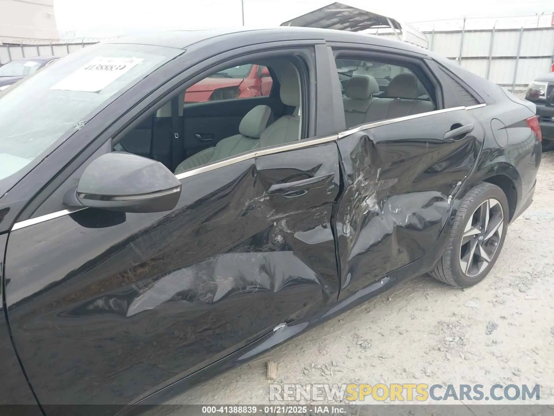 6 fotografías del automóvil dañado KMHLP4AG0MU112447 HYUNDAI ELANTRA 2021