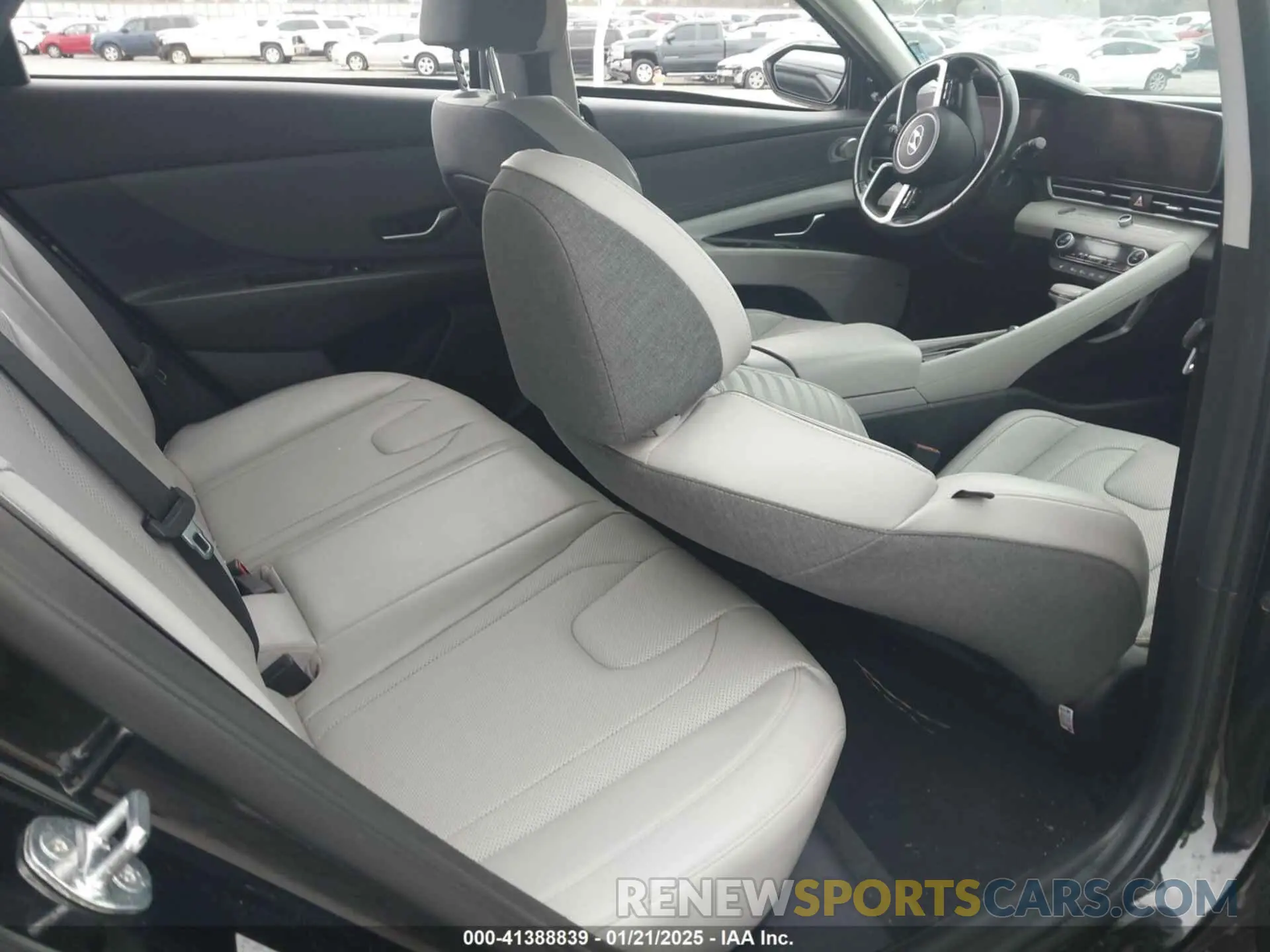 8 fotografías del automóvil dañado KMHLP4AG0MU112447 HYUNDAI ELANTRA 2021