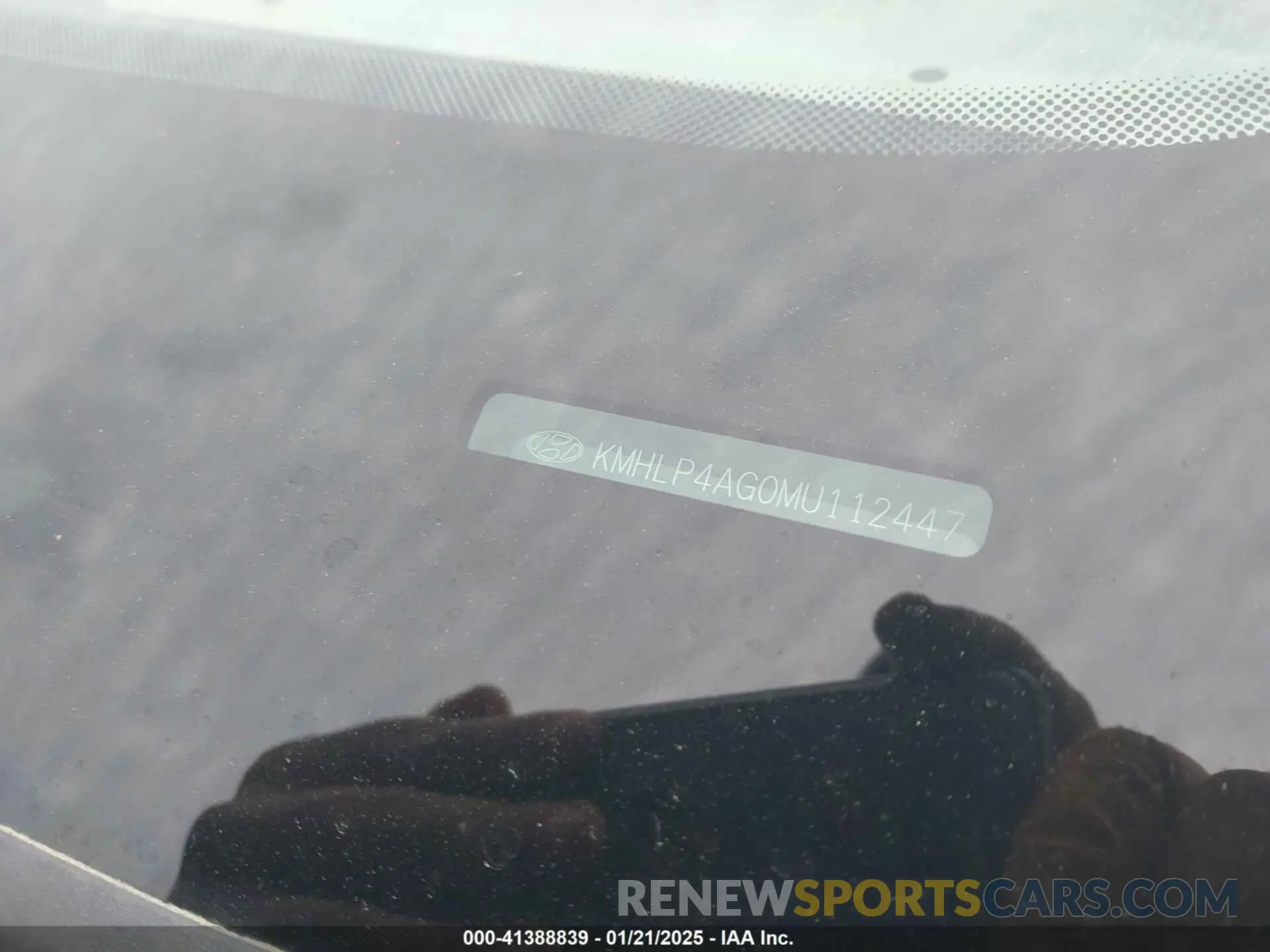 9 fotografías del automóvil dañado KMHLP4AG0MU112447 HYUNDAI ELANTRA 2021