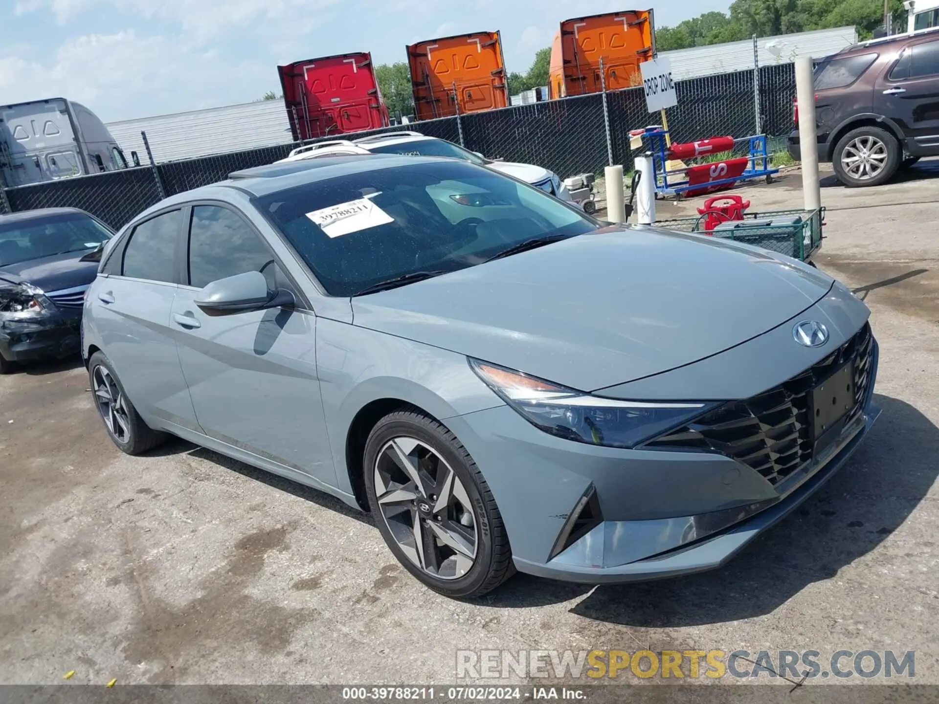 1 fotografías del automóvil dañado KMHLP4AG0MU171580 HYUNDAI ELANTRA 2021