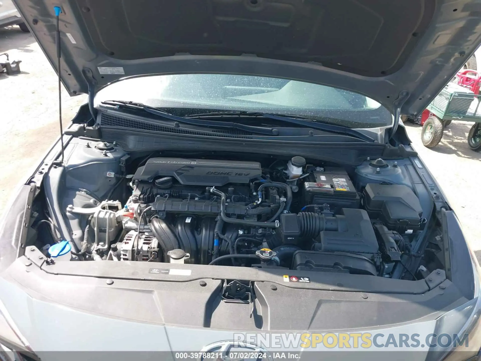 10 fotografías del automóvil dañado KMHLP4AG0MU171580 HYUNDAI ELANTRA 2021