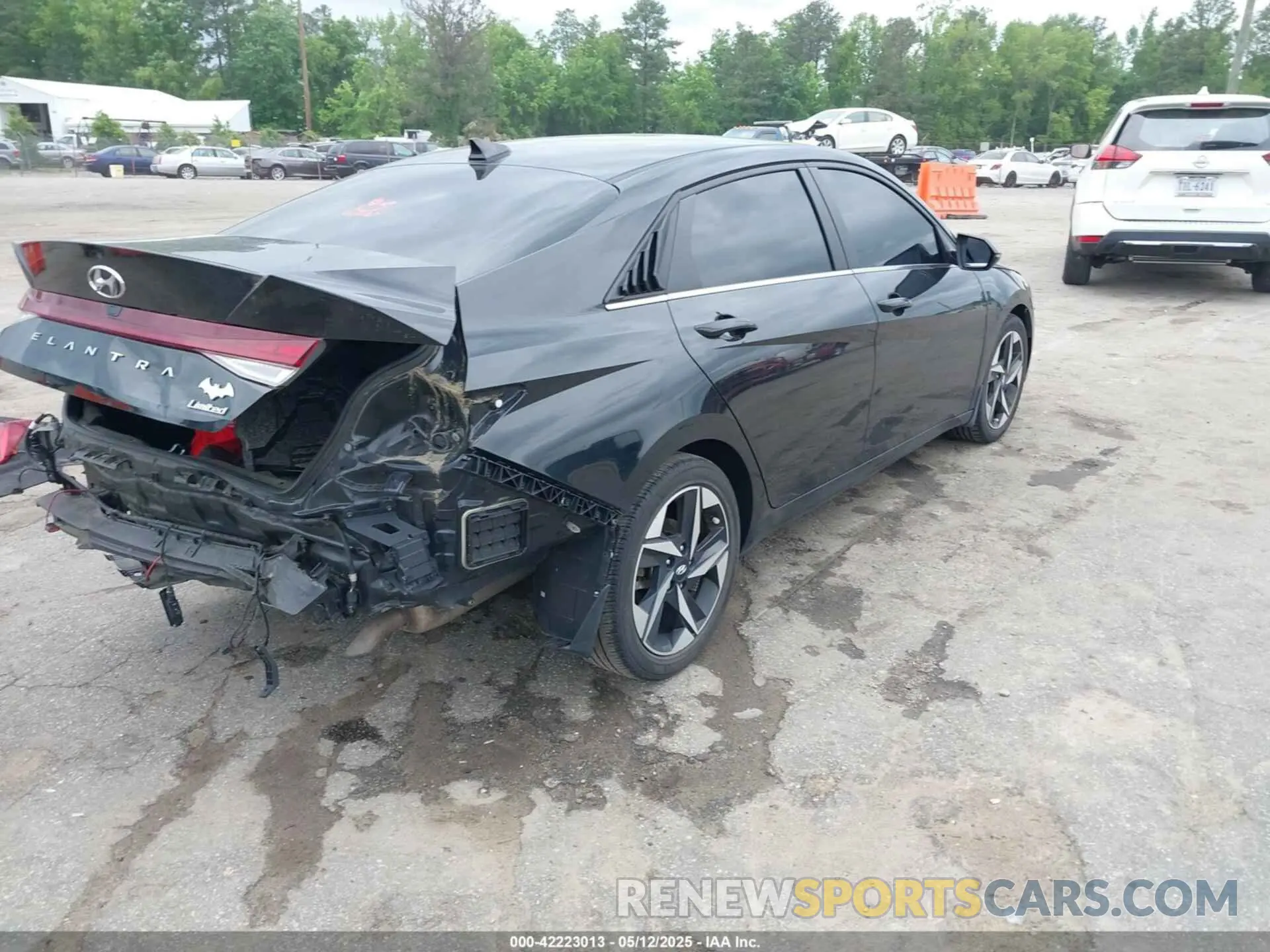 4 fotografías del automóvil dañado KMHLP4AG2MU072291 HYUNDAI ELANTRA 2021