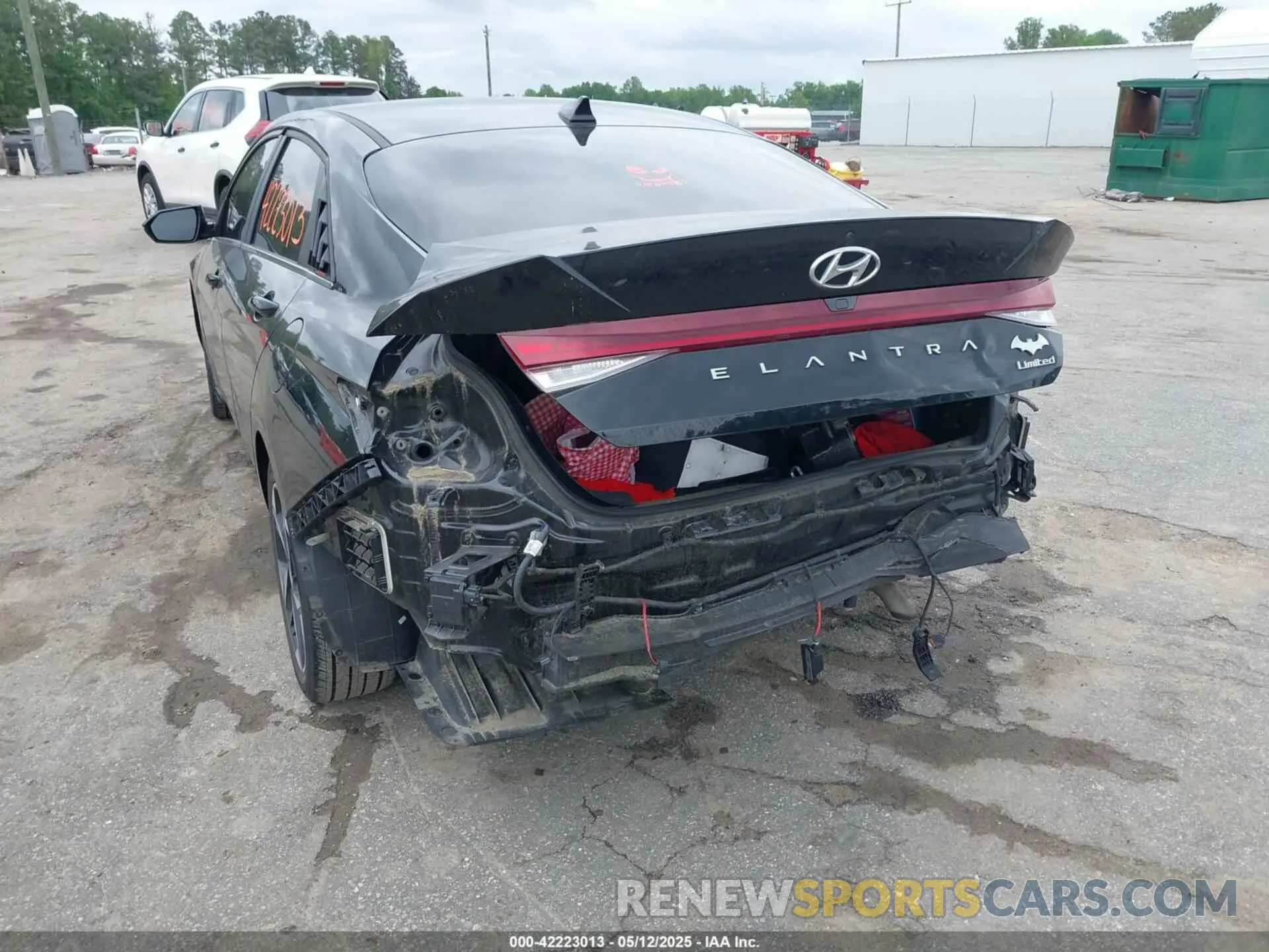 6 fotografías del automóvil dañado KMHLP4AG2MU072291 HYUNDAI ELANTRA 2021