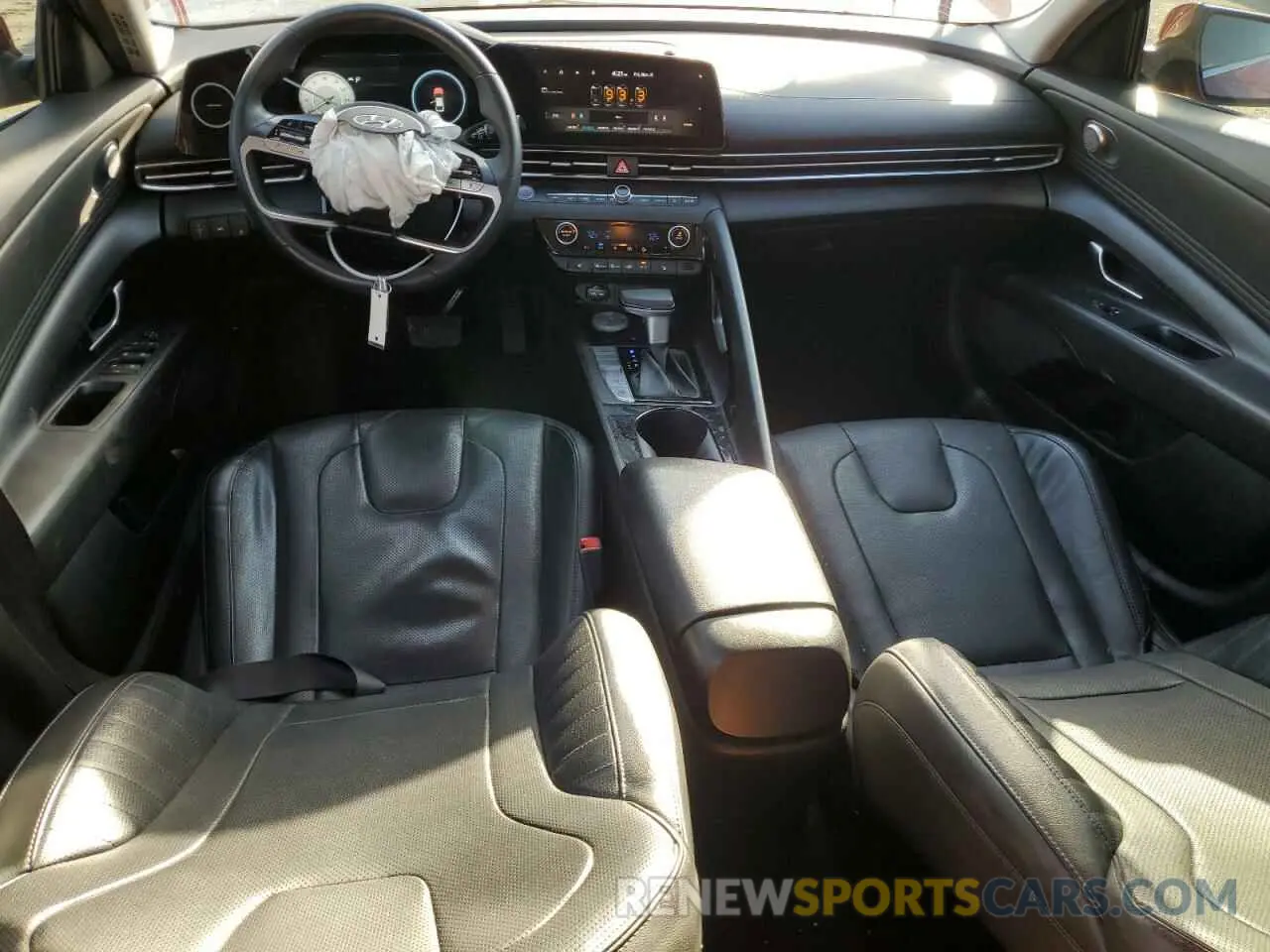 8 fotografías del automóvil dañado KMHLP4AG2MU150603 HYUNDAI ELANTRA 2021