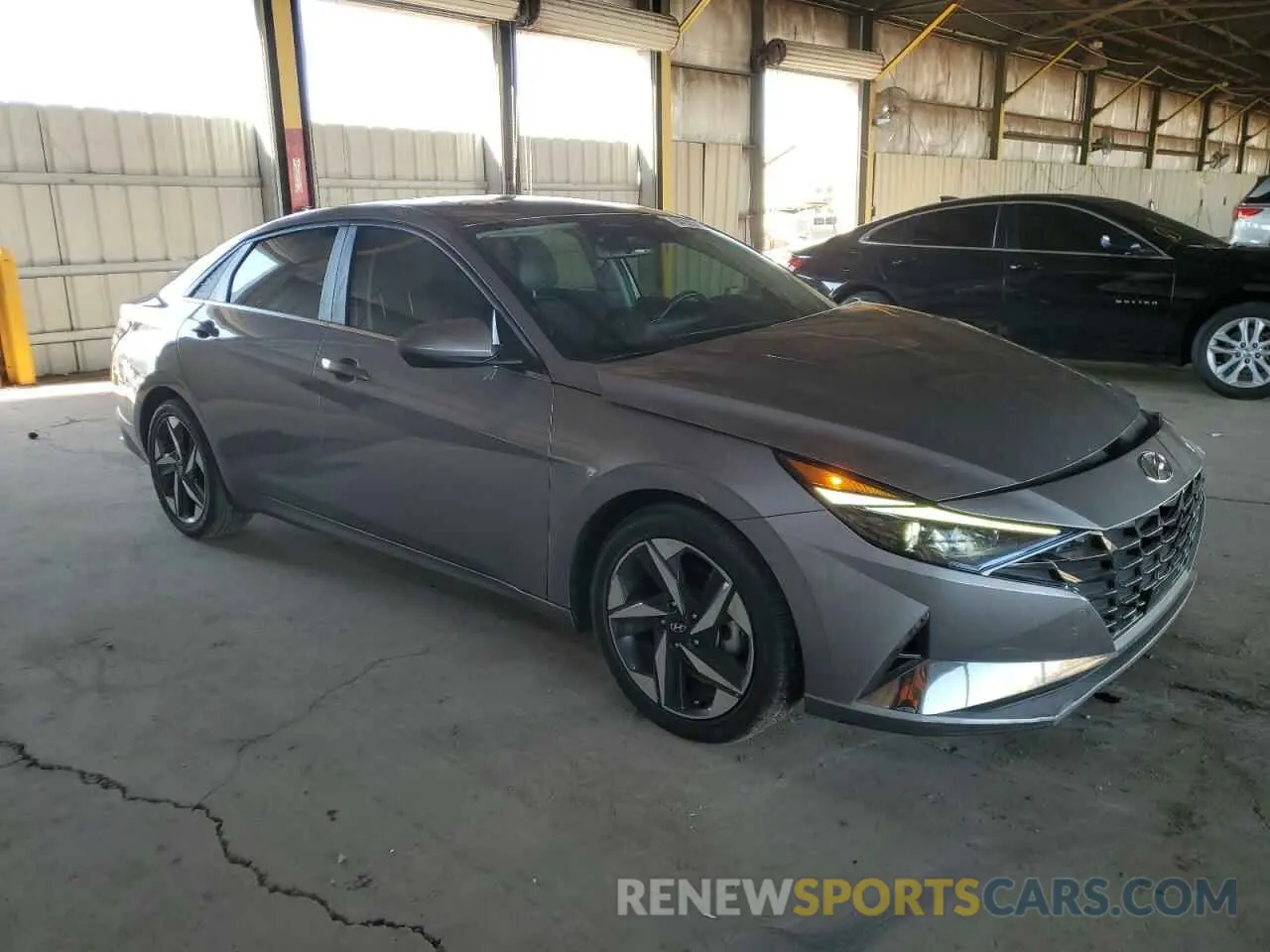 4 fotografías del automóvil dañado KMHLP4AG4MU170206 HYUNDAI ELANTRA 2021