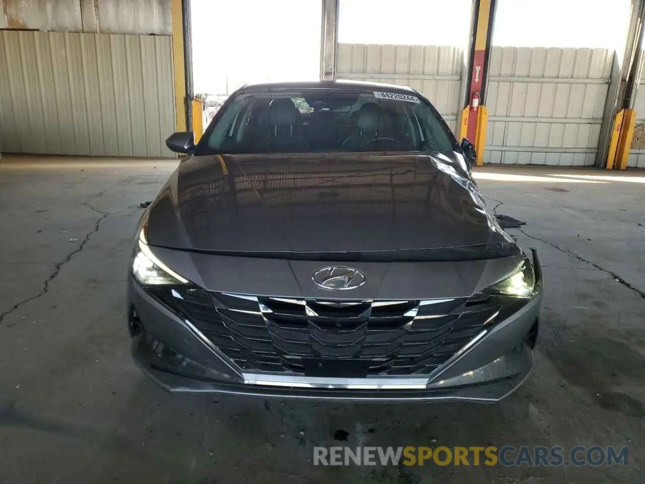 5 fotografías del automóvil dañado KMHLP4AG4MU170206 HYUNDAI ELANTRA 2021