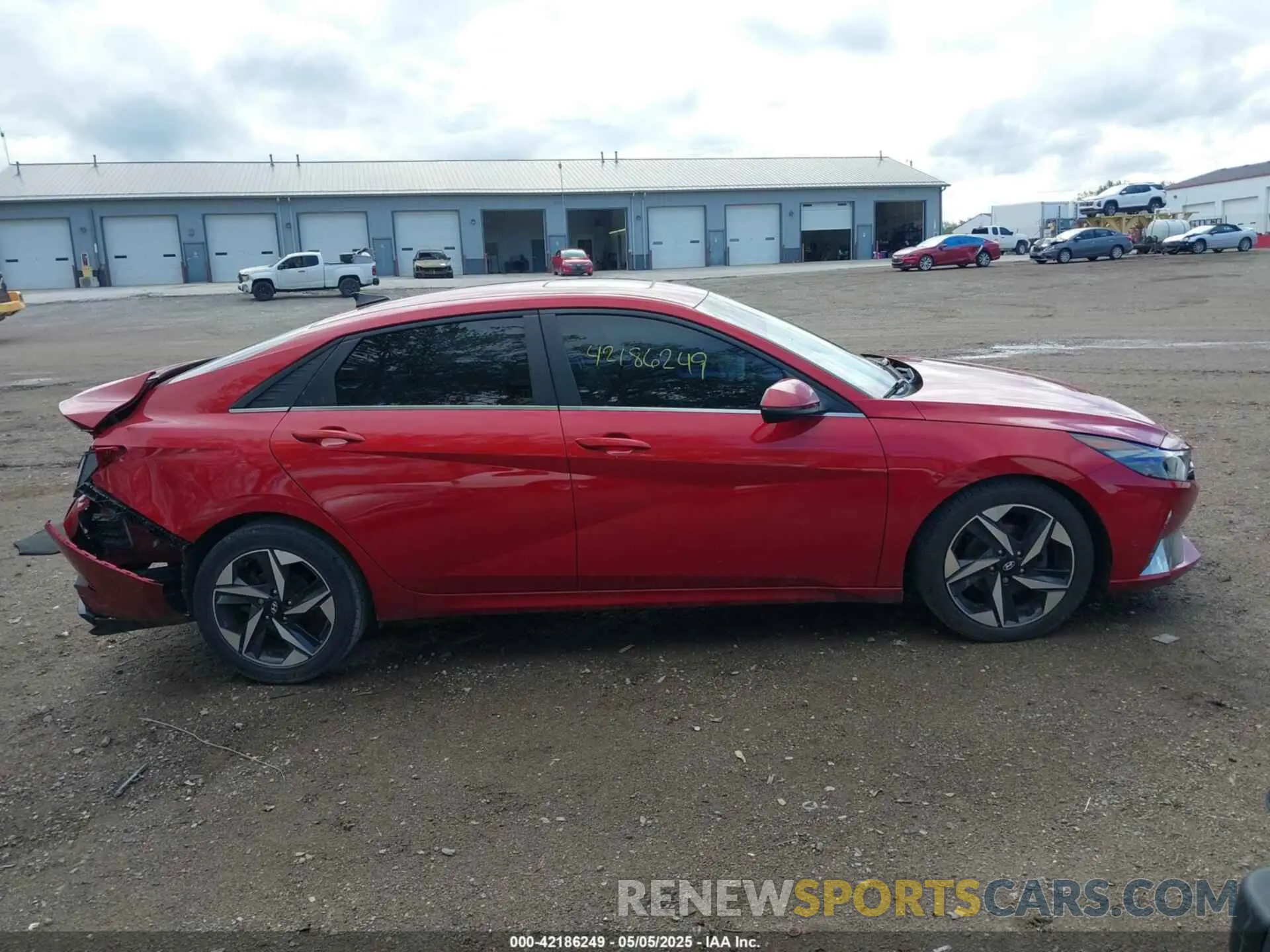 14 fotografías del automóvil dañado KMHLP4AG7MU125079 HYUNDAI ELANTRA 2021