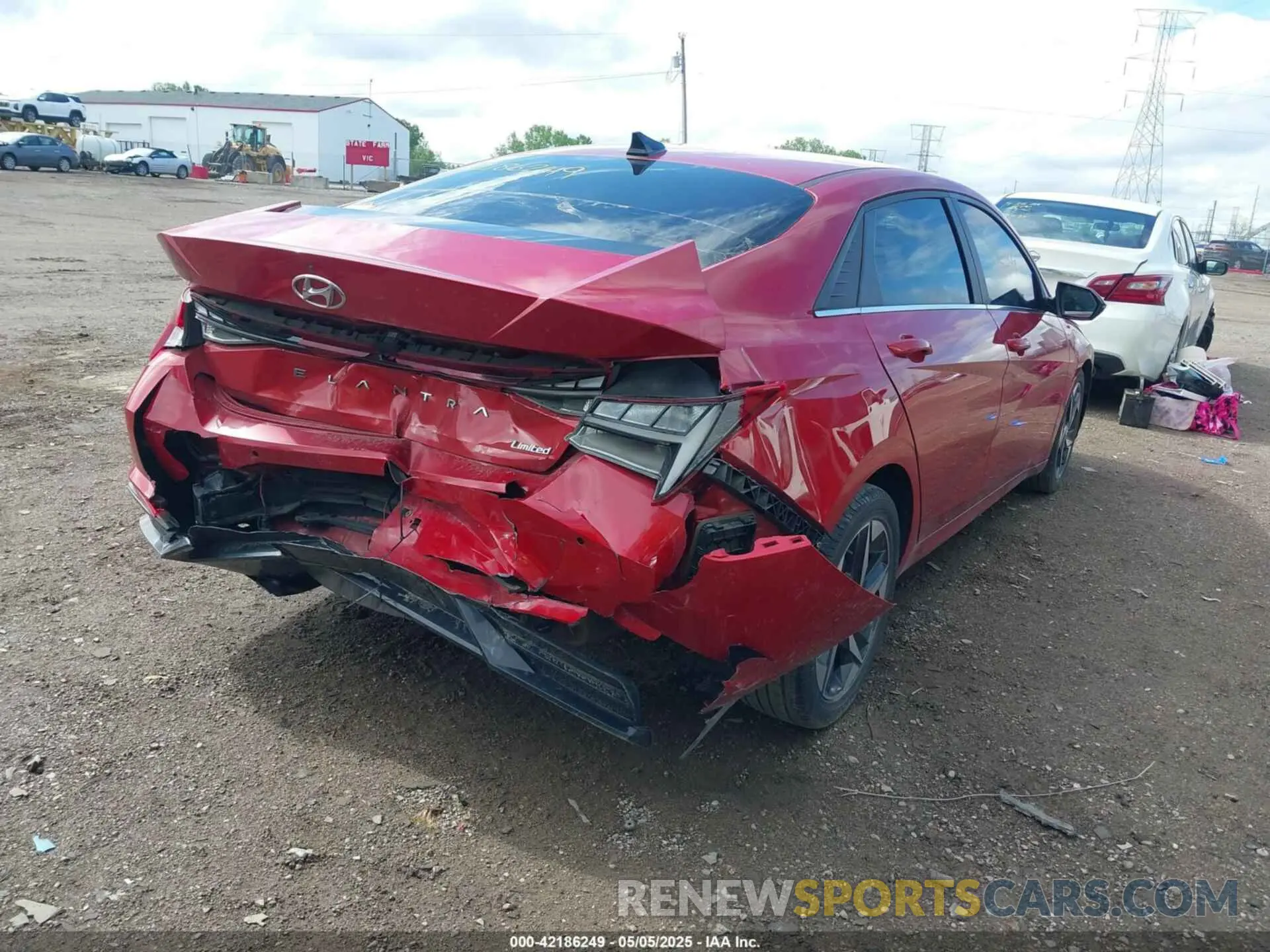 4 fotografías del automóvil dañado KMHLP4AG7MU125079 HYUNDAI ELANTRA 2021