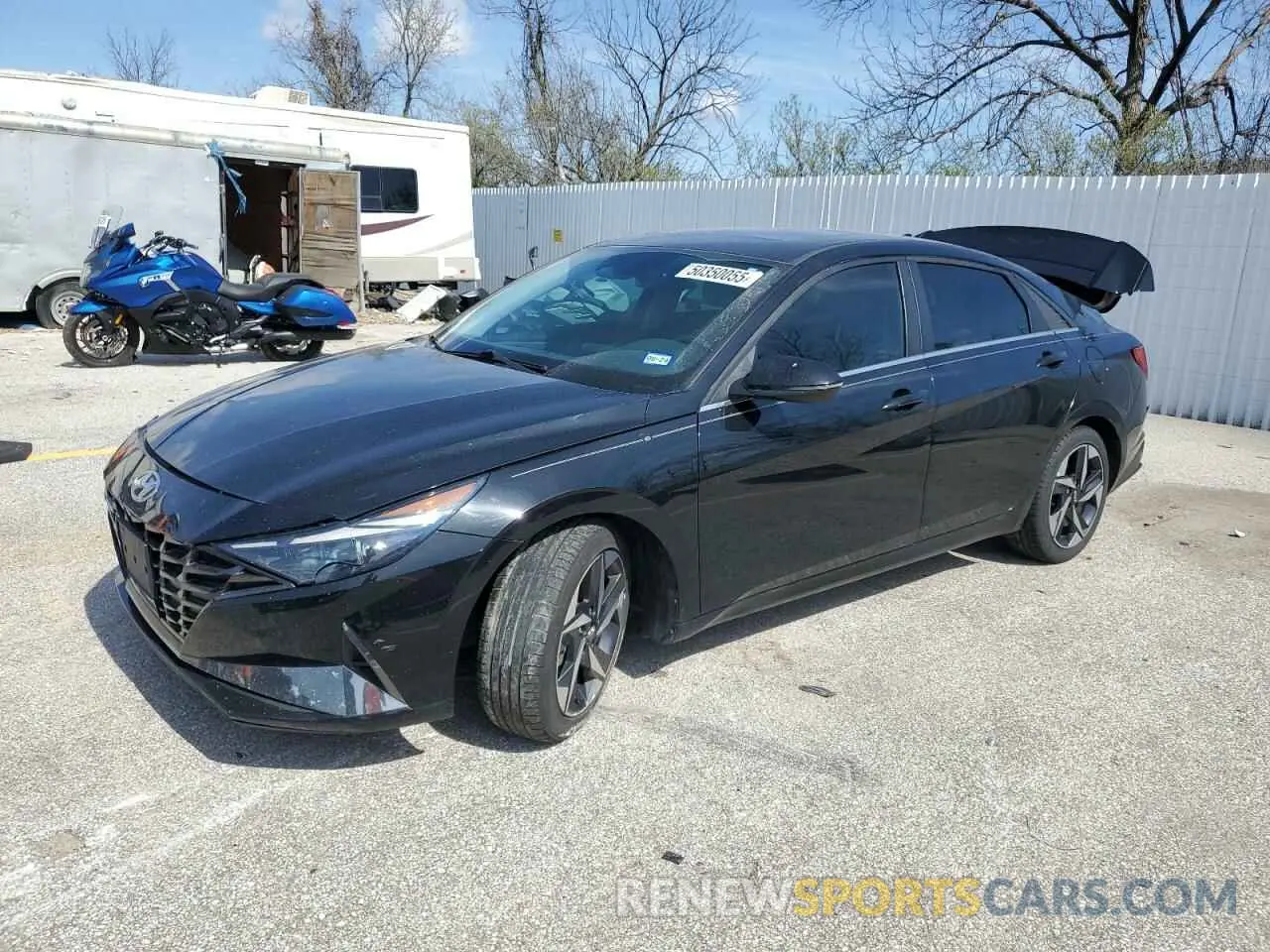 1 fotografías del automóvil dañado KMHLP4AG7MU132839 HYUNDAI ELANTRA 2021
