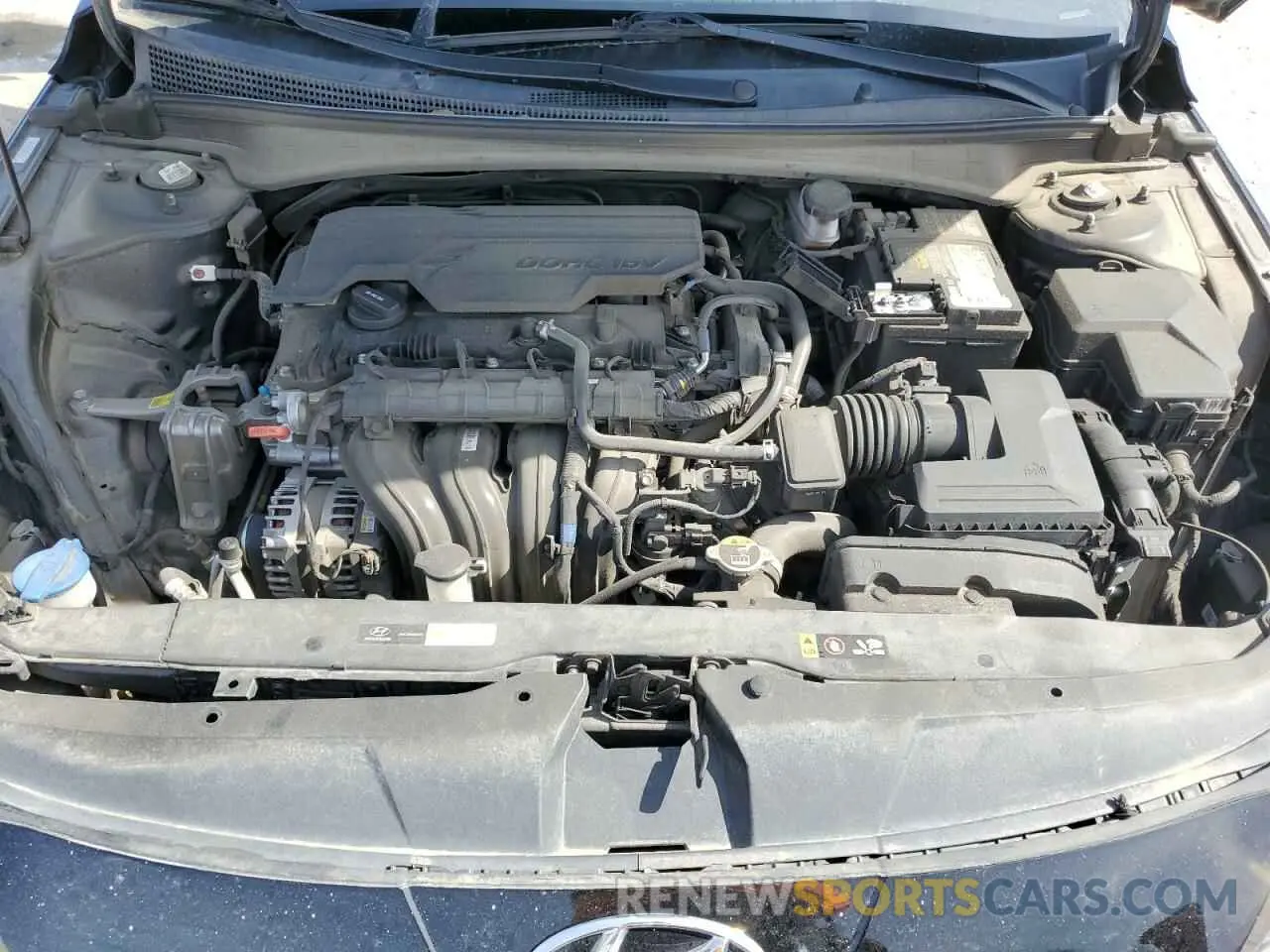11 fotografías del automóvil dañado KMHLP4AG7MU132839 HYUNDAI ELANTRA 2021