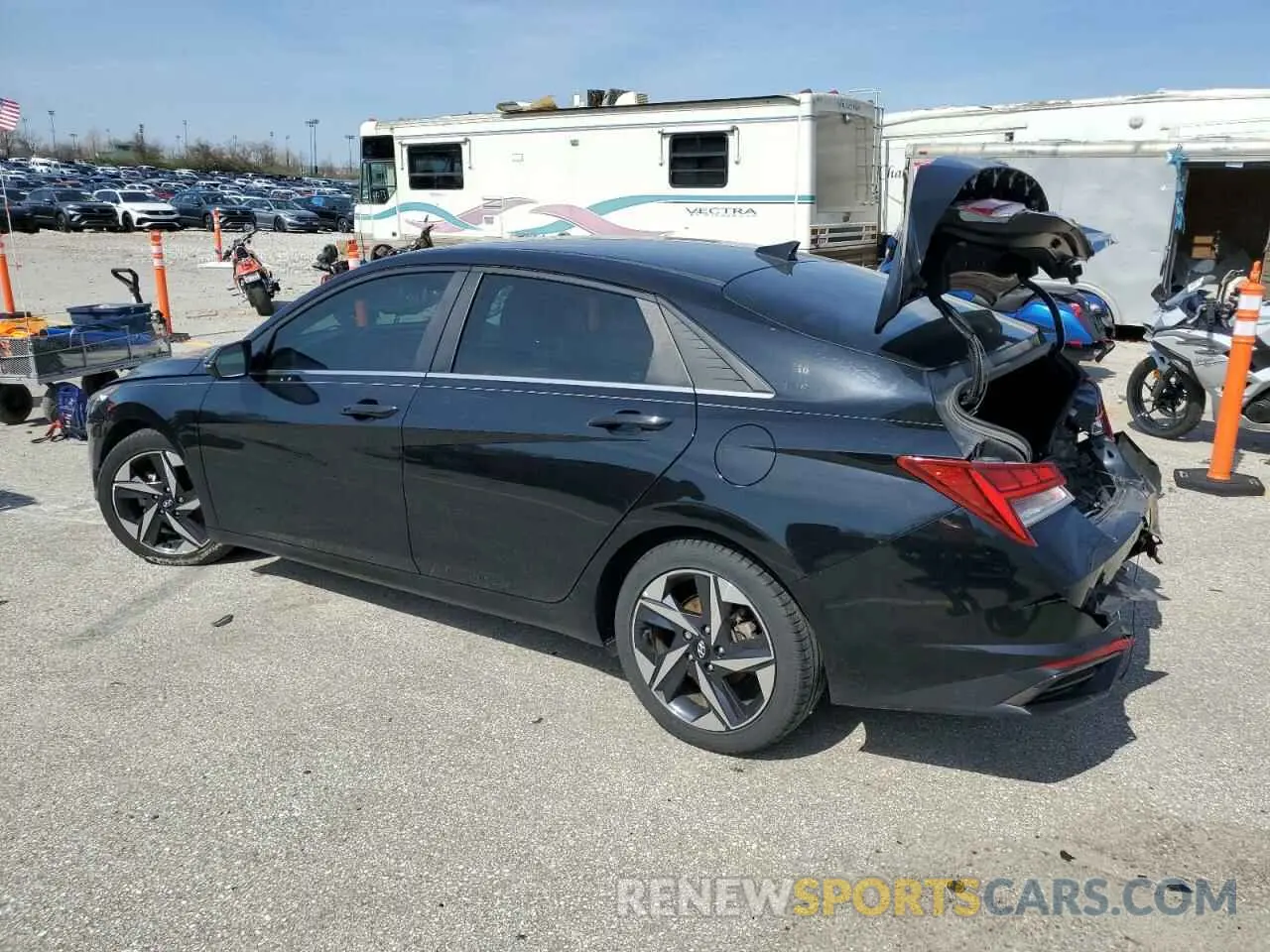 2 fotografías del automóvil dañado KMHLP4AG7MU132839 HYUNDAI ELANTRA 2021
