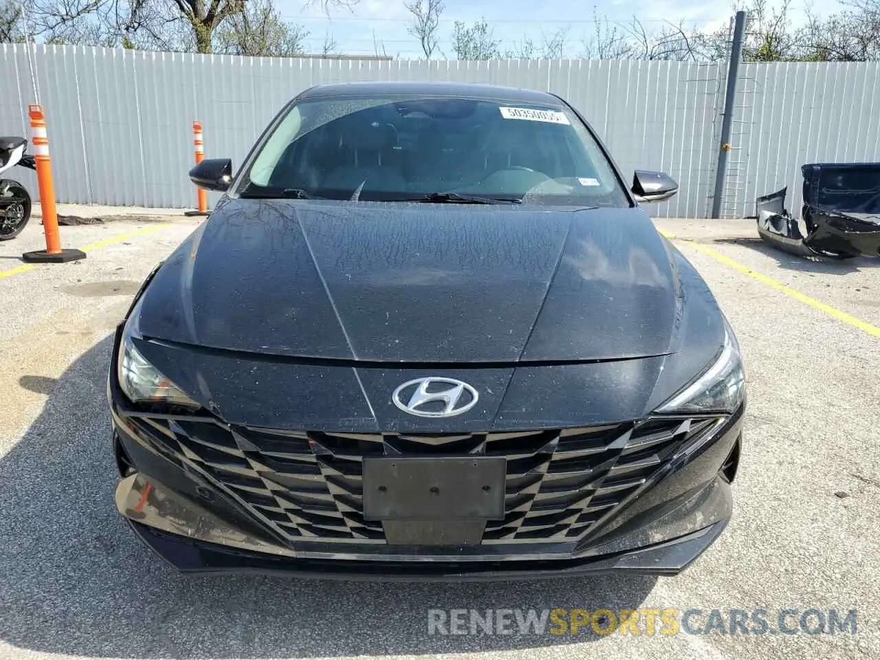 5 fotografías del automóvil dañado KMHLP4AG7MU132839 HYUNDAI ELANTRA 2021
