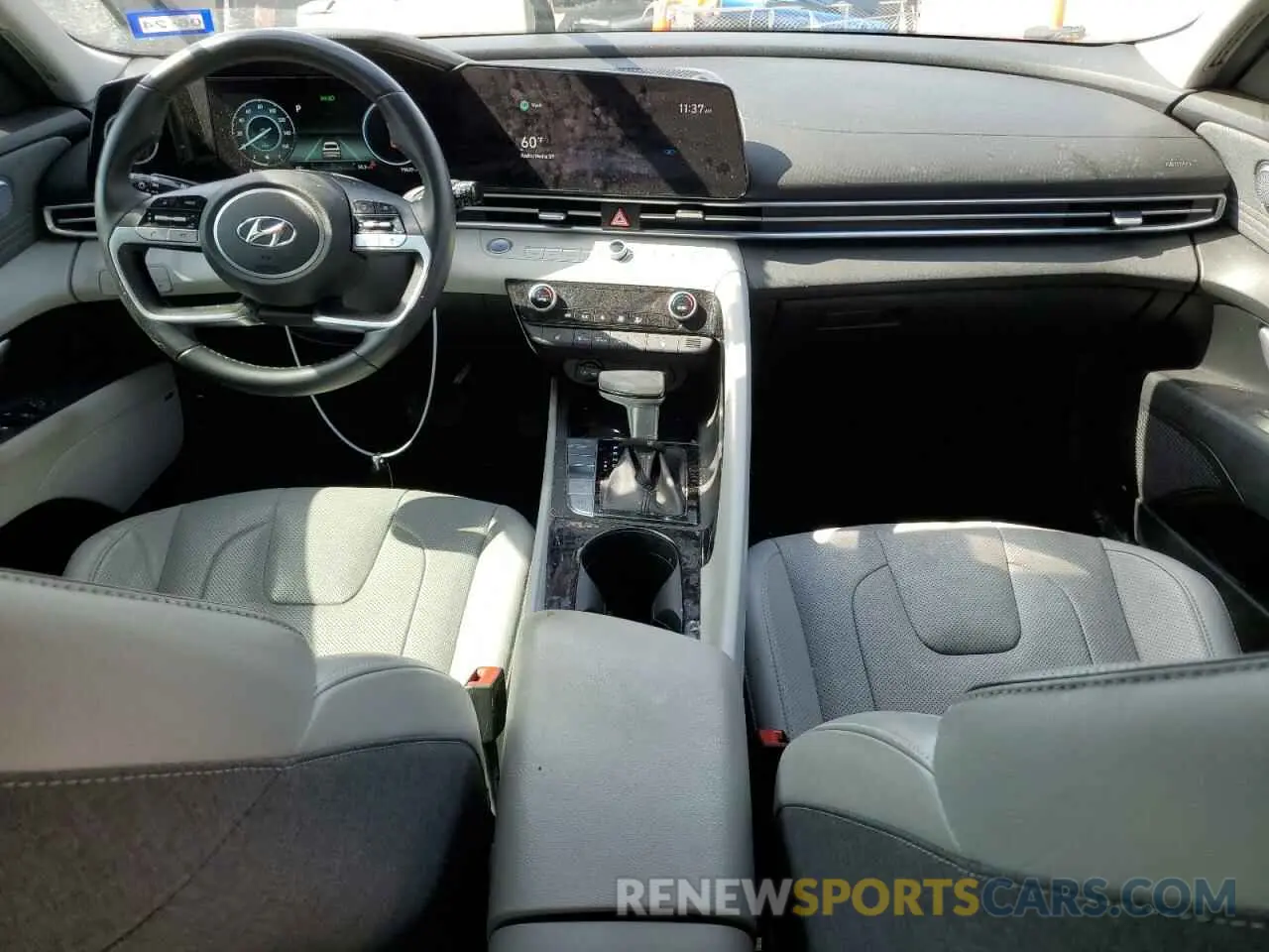 8 fotografías del automóvil dañado KMHLP4AG7MU132839 HYUNDAI ELANTRA 2021