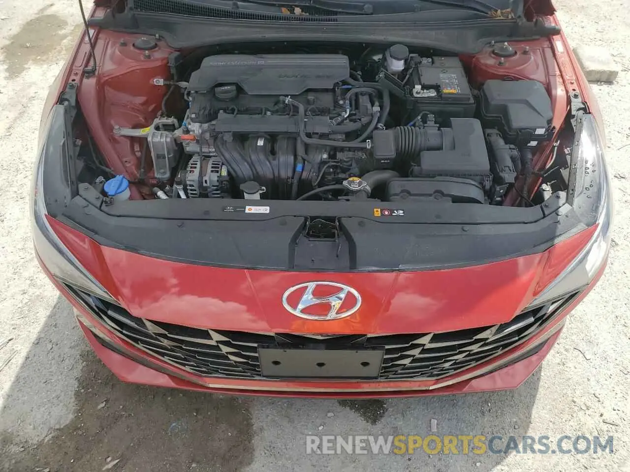 11 fotografías del automóvil dañado KMHLP4AG7MU157126 HYUNDAI ELANTRA 2021