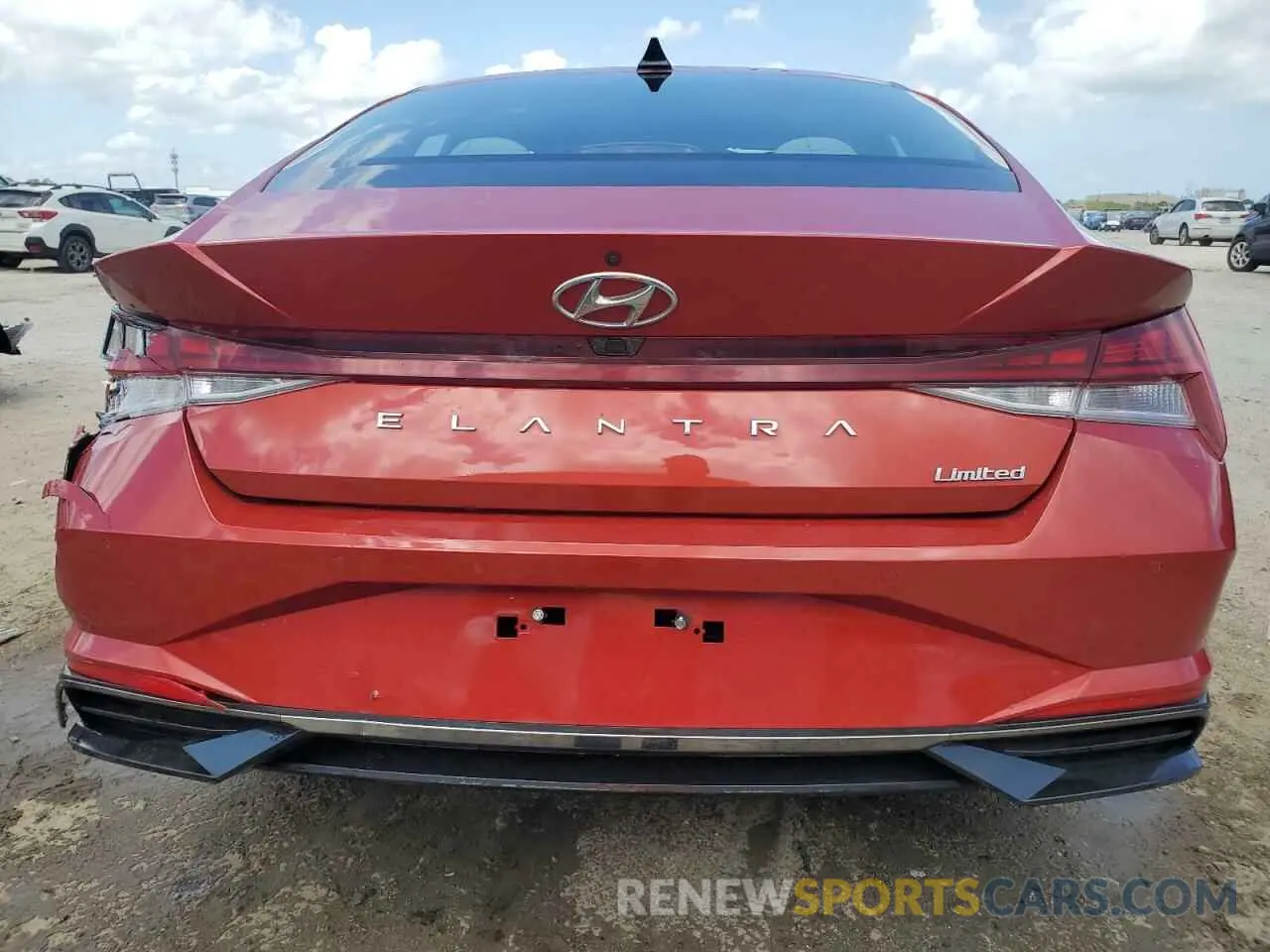 6 fotografías del automóvil dañado KMHLP4AG7MU157126 HYUNDAI ELANTRA 2021