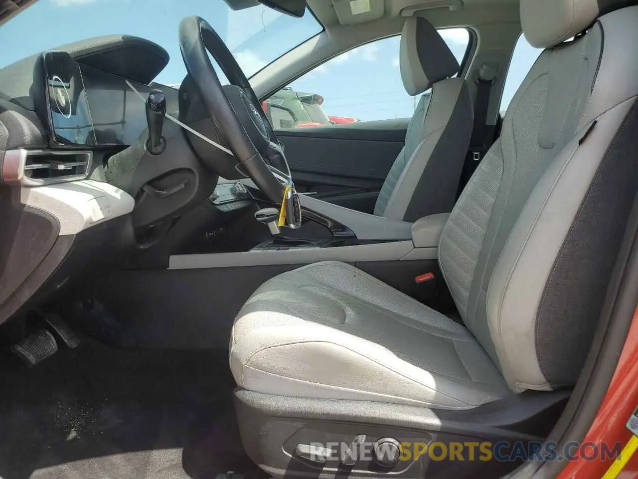 7 fotografías del automóvil dañado KMHLP4AG7MU157126 HYUNDAI ELANTRA 2021