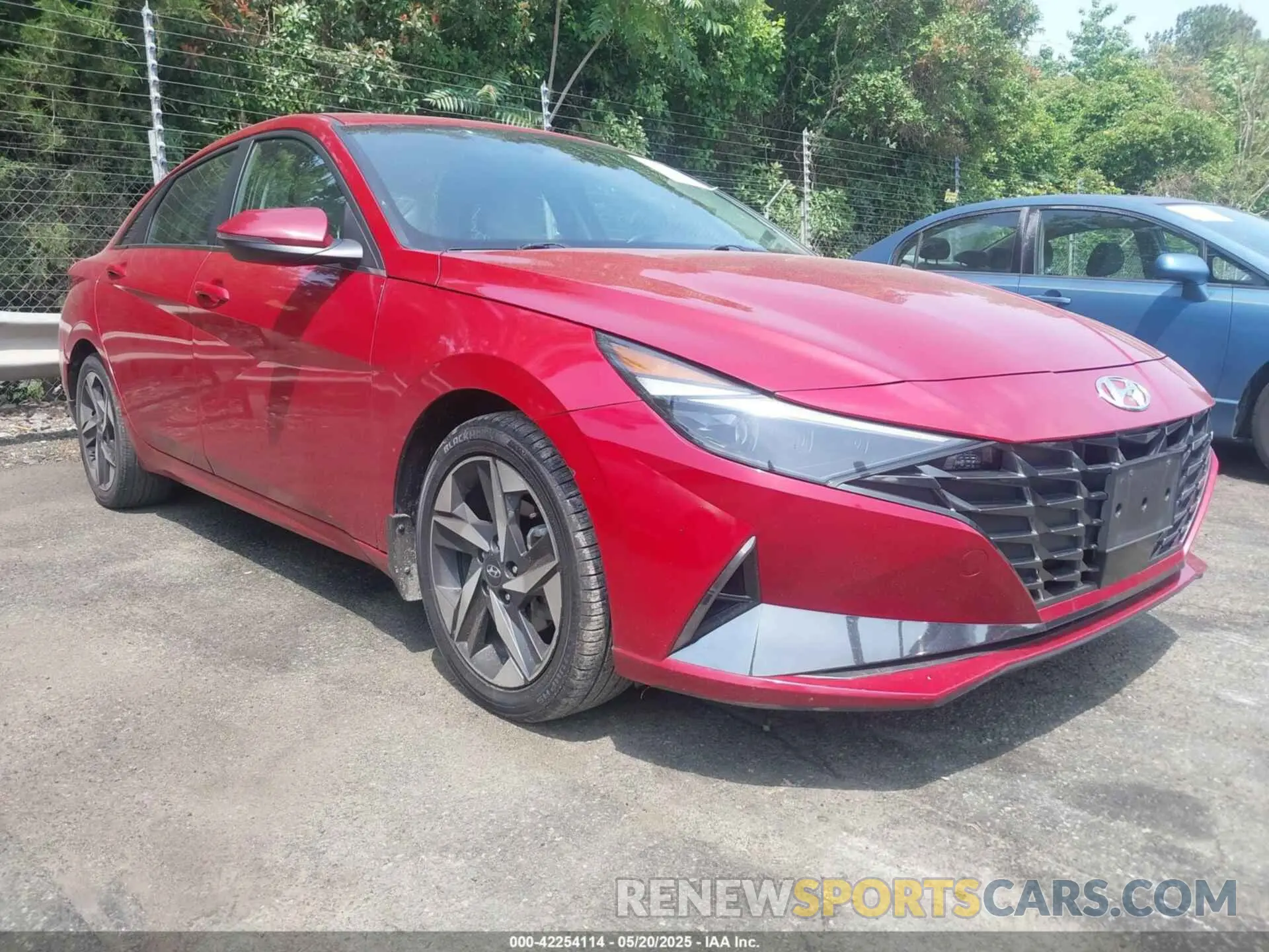 1 fotografías del automóvil dañado KMHLP4AG7MU157692 HYUNDAI ELANTRA 2021