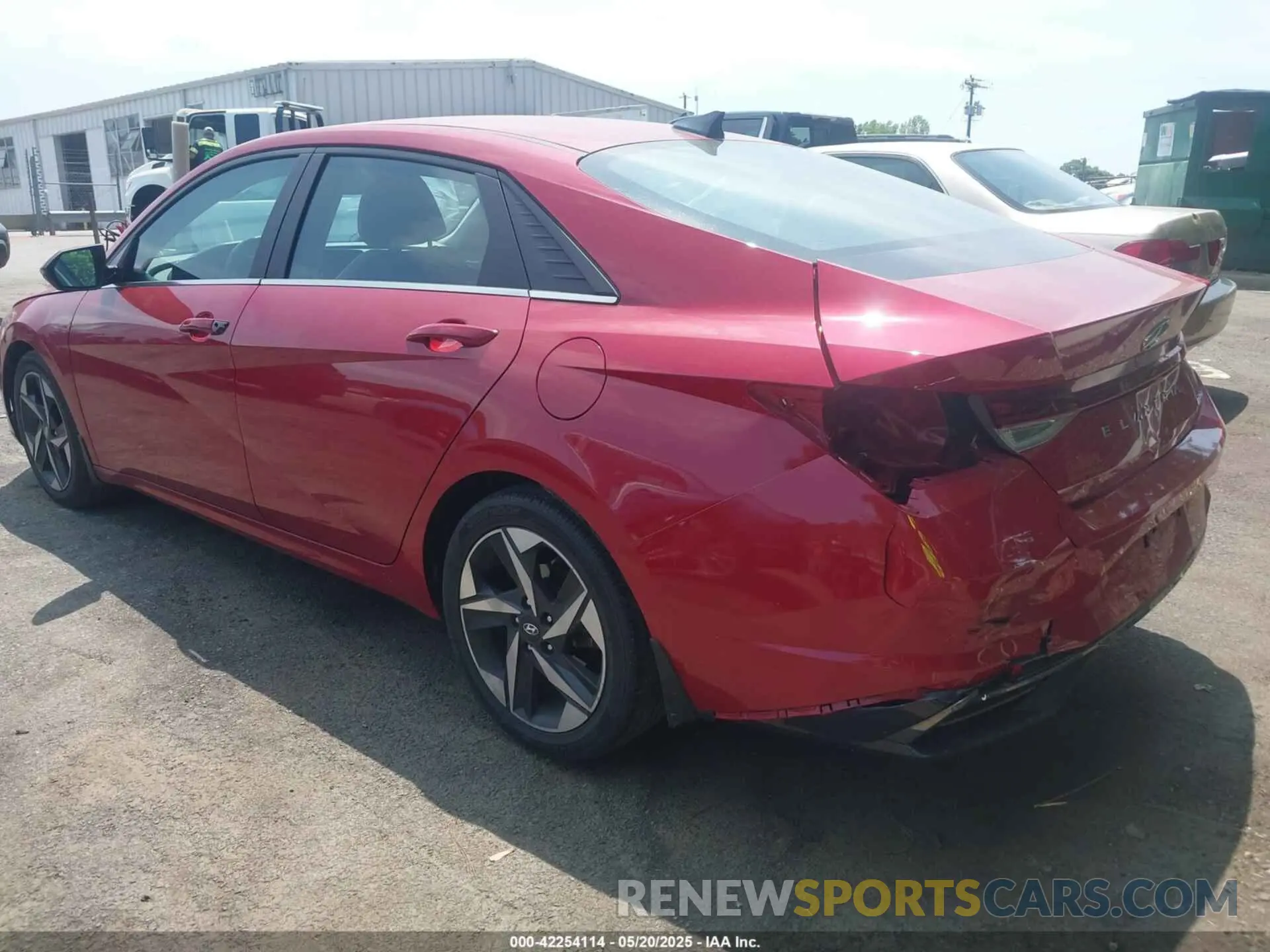 3 fotografías del automóvil dañado KMHLP4AG7MU157692 HYUNDAI ELANTRA 2021
