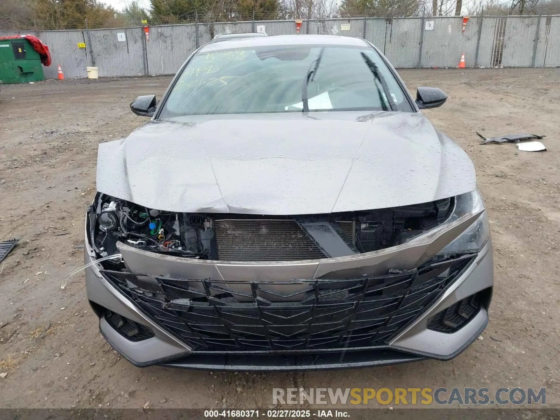12 fotografías del automóvil dañado KMHLR4AF0MU104043 HYUNDAI ELANTRA 2021