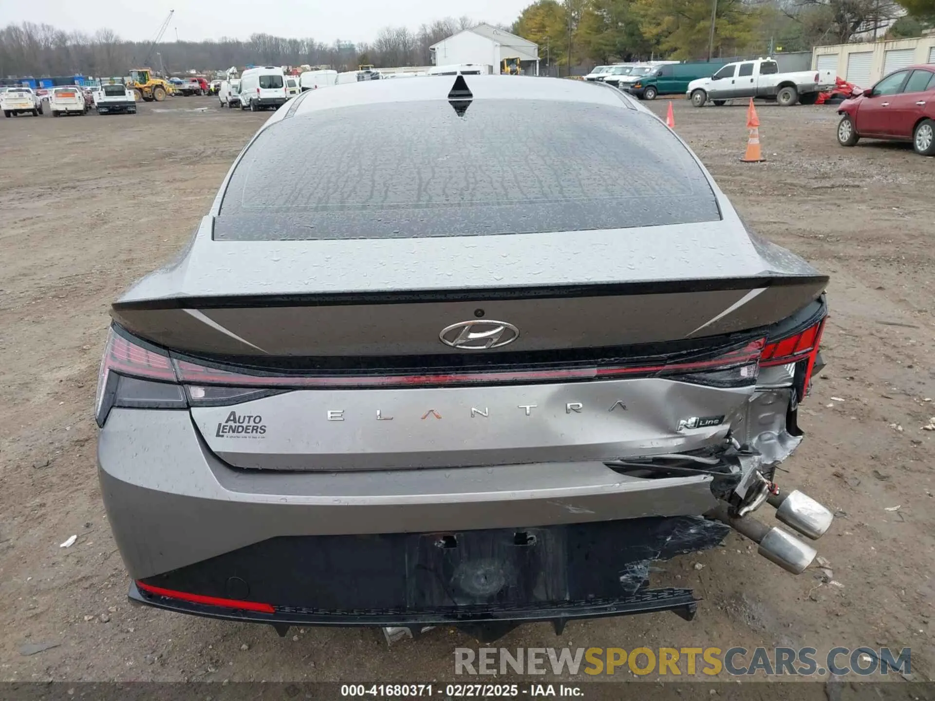 16 fotografías del automóvil dañado KMHLR4AF0MU104043 HYUNDAI ELANTRA 2021