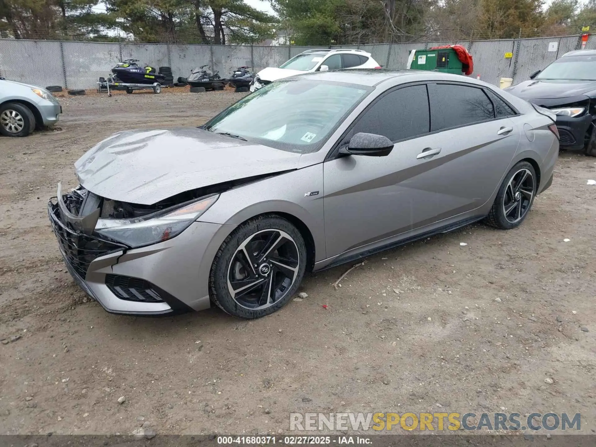 2 fotografías del automóvil dañado KMHLR4AF0MU104043 HYUNDAI ELANTRA 2021