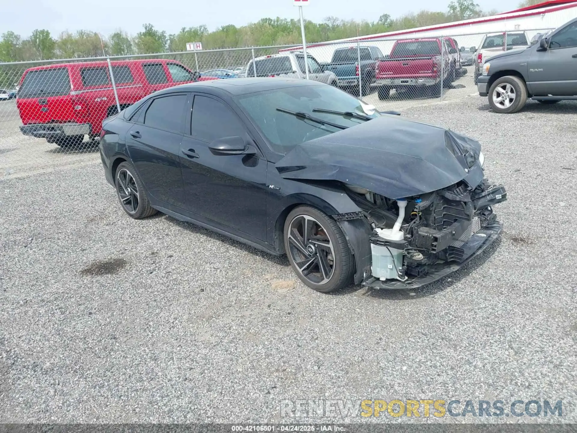 1 fotografías del automóvil dañado KMHLR4AF1MU148293 HYUNDAI ELANTRA 2021